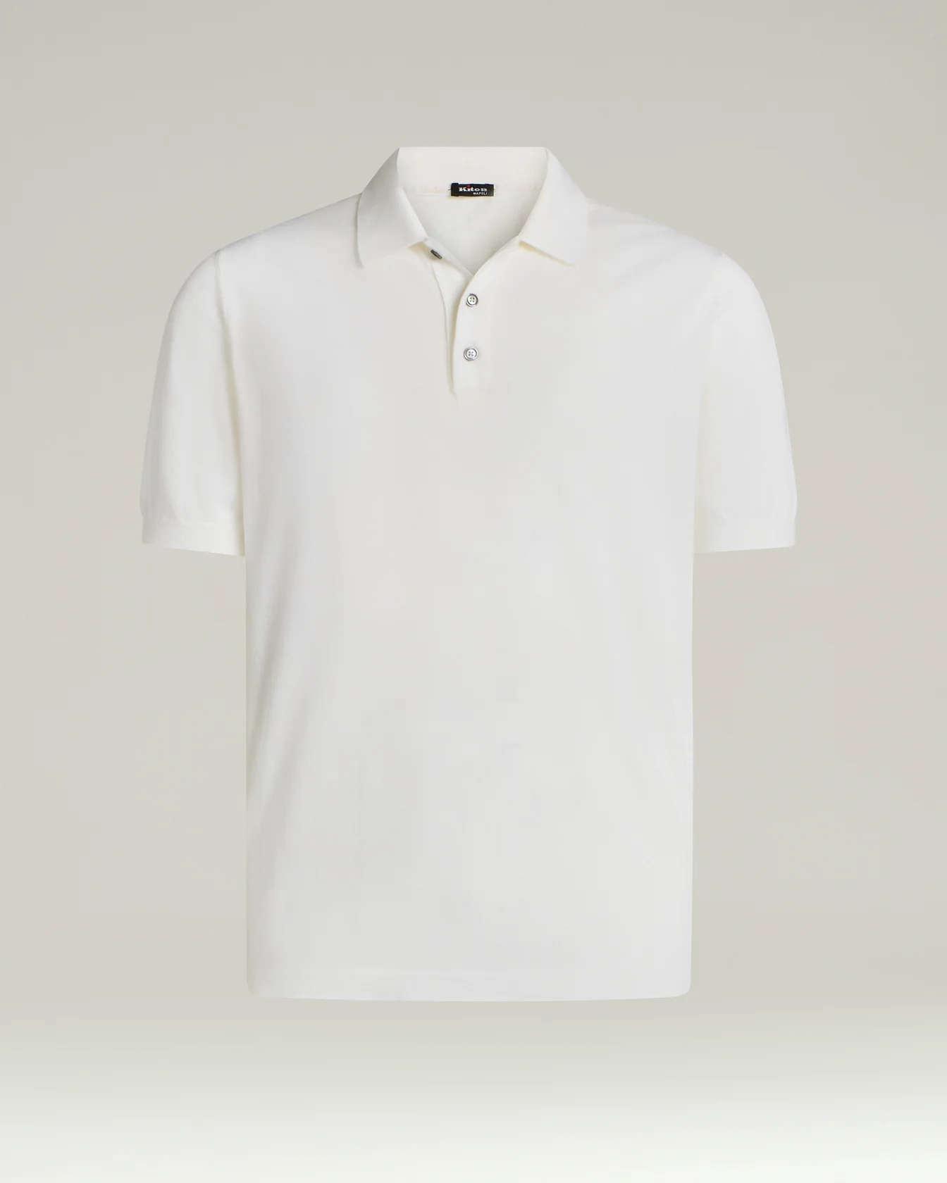 PURE COTTON OPTICAL WHITE POLO SHIRT