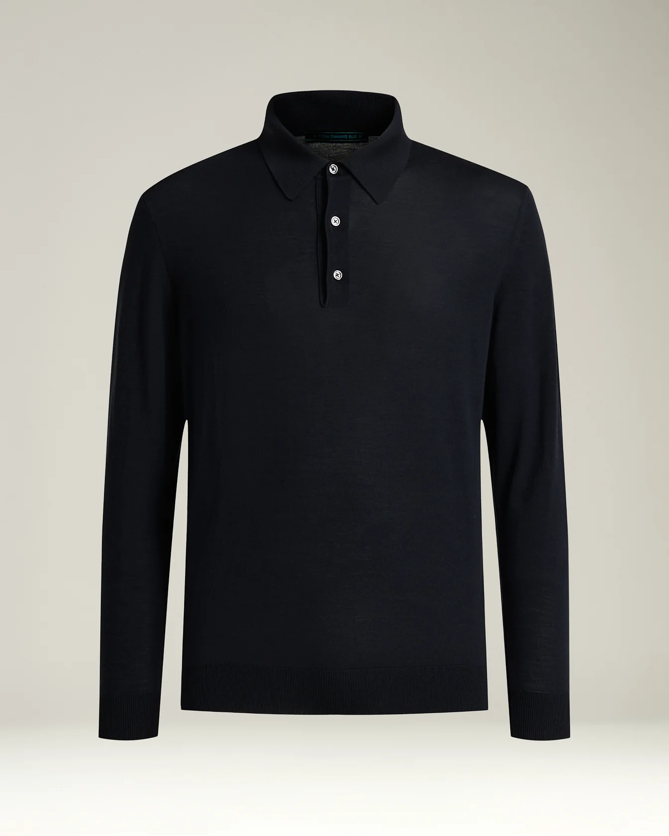 BLUE DIAMOND- WOOL POLO SHIRT