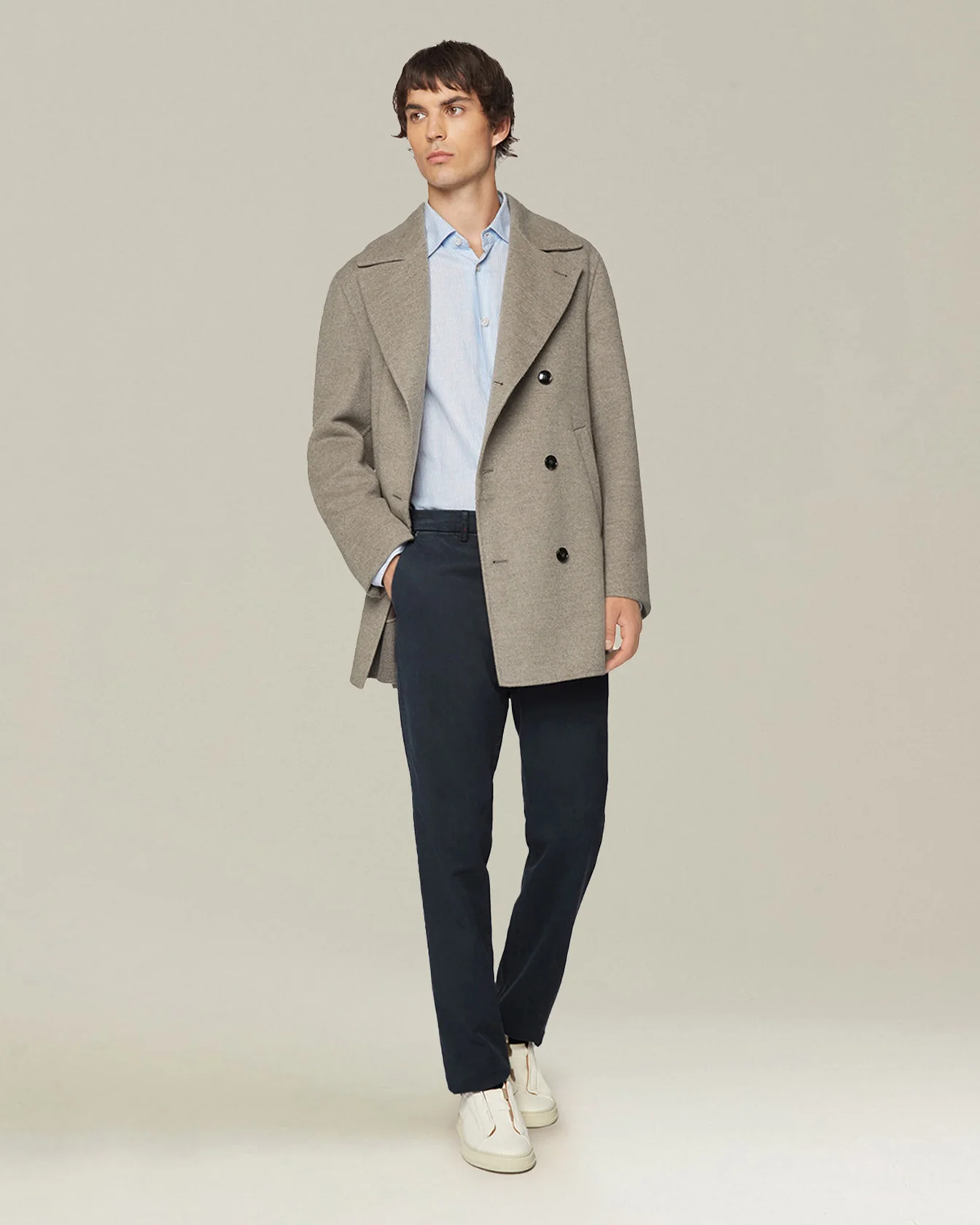 STRIPED COTTON SHIRT - Image 5