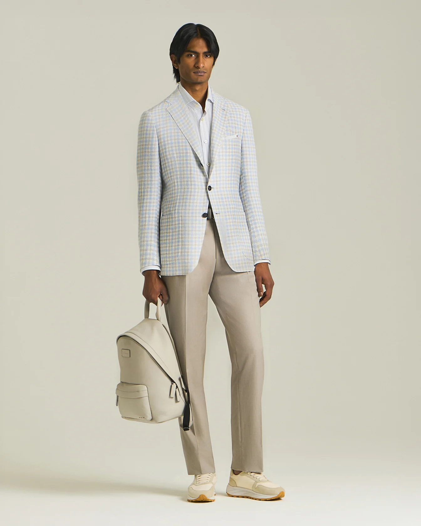 COTTON AND LINEN STRIPED SHIRT - Image 4