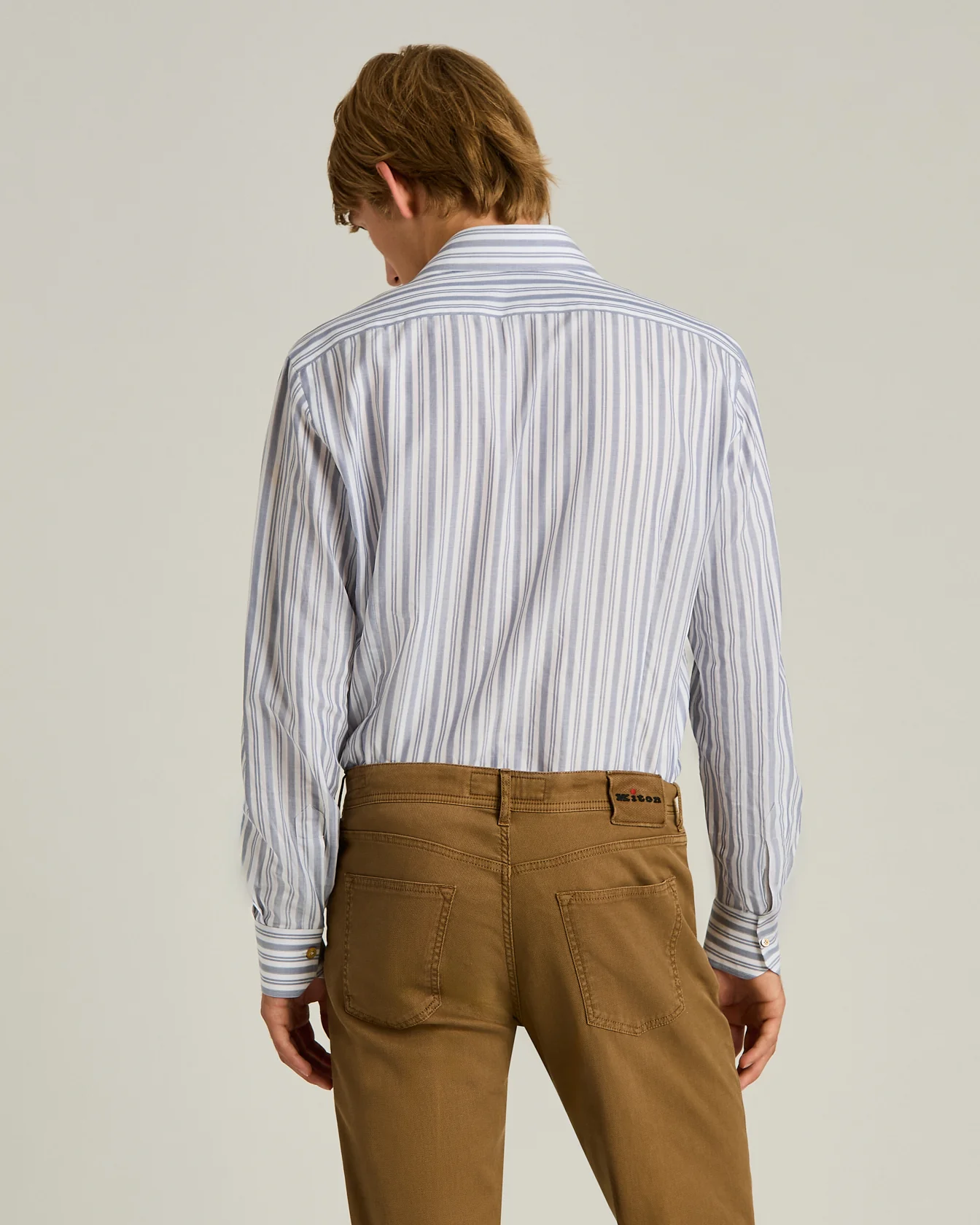 STRIPED COTTON SHIRT - Image 3