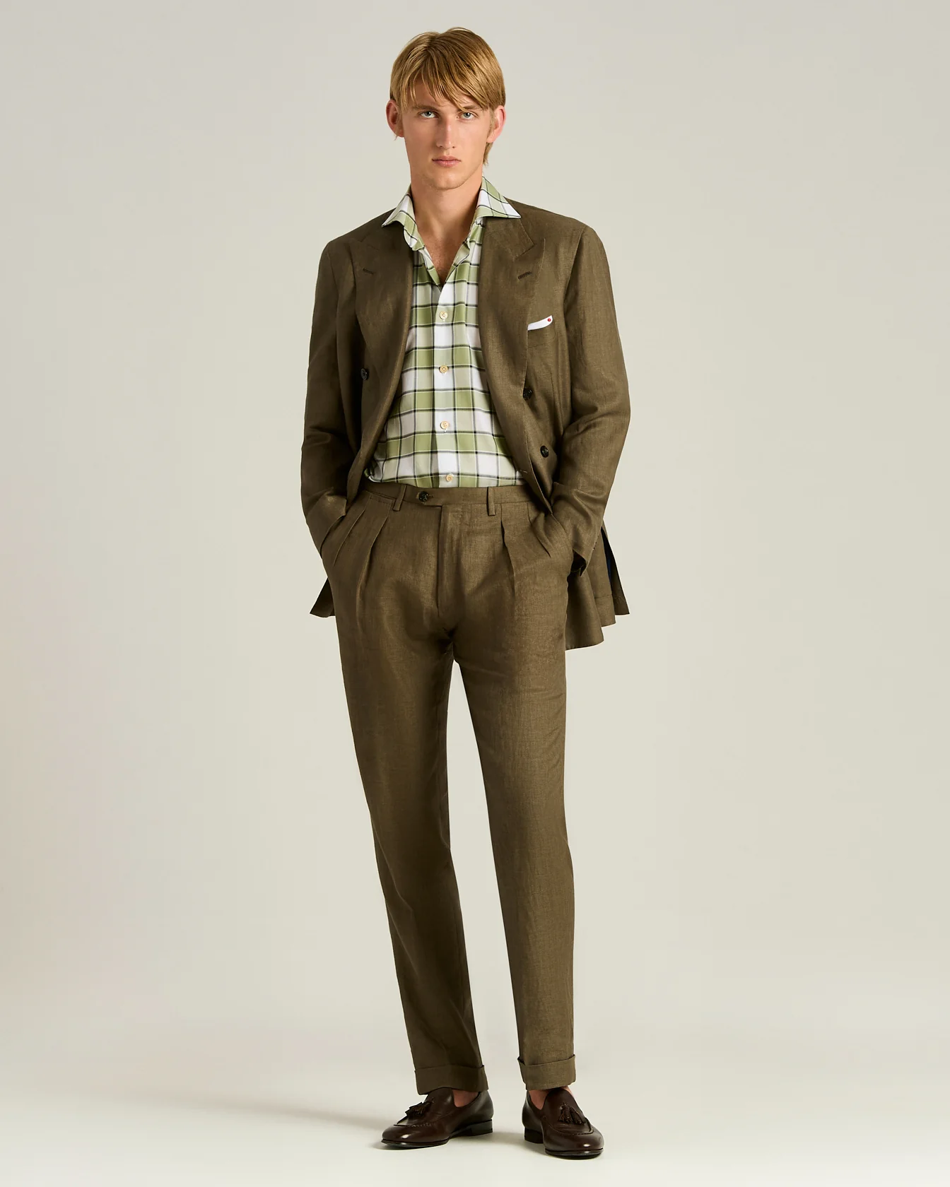 CHECKED COTTON SHIRT - Image 5
