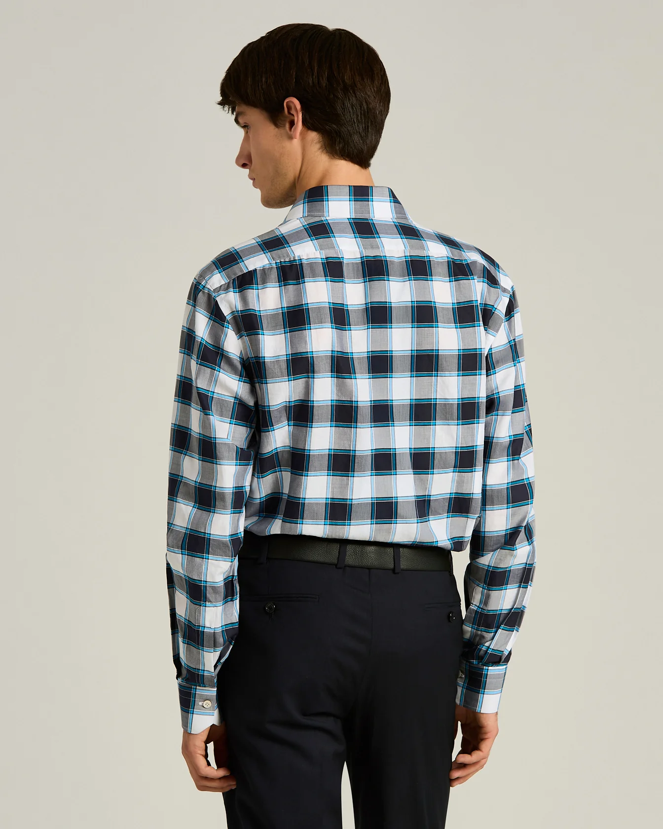 CHECKED COTTON SHIRT - Image 3
