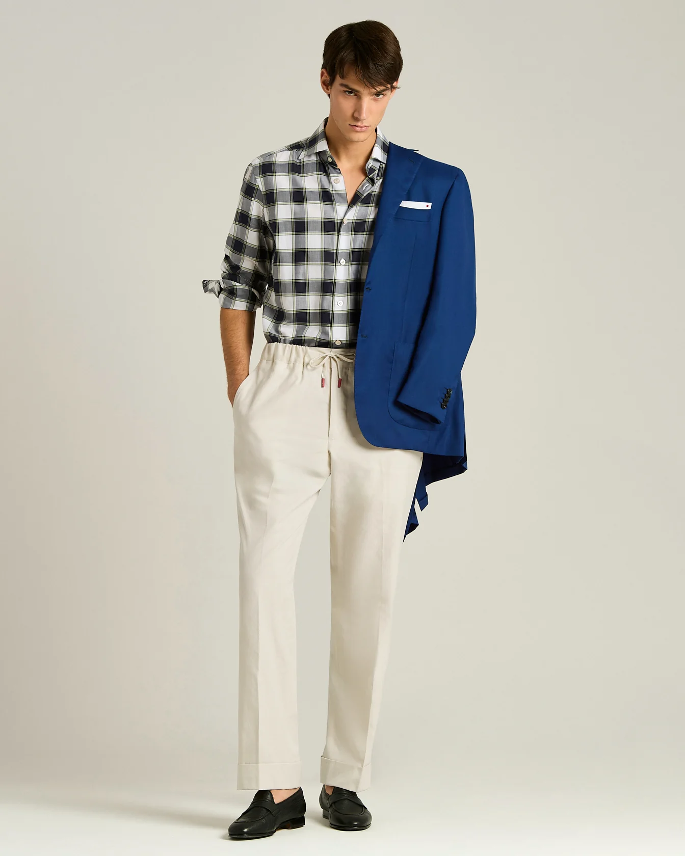 CHECKED COTTON SHIRT - Image 5