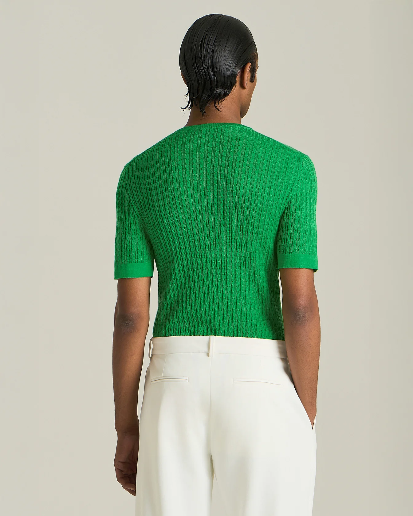KNT WOOL AND SILK KNIT SHIRT - Image 3