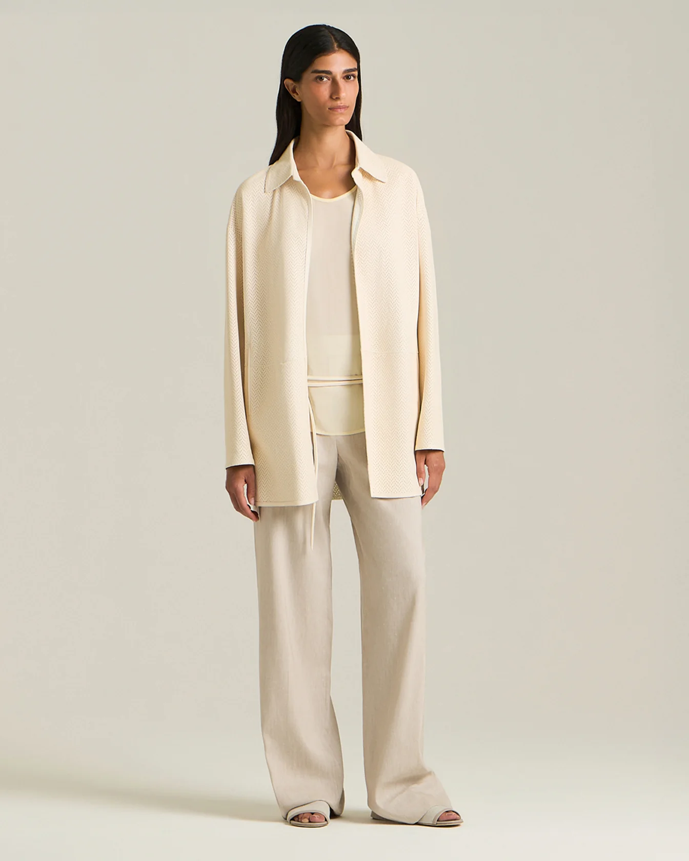 SILK CREW NECK SWEATER - Image 4