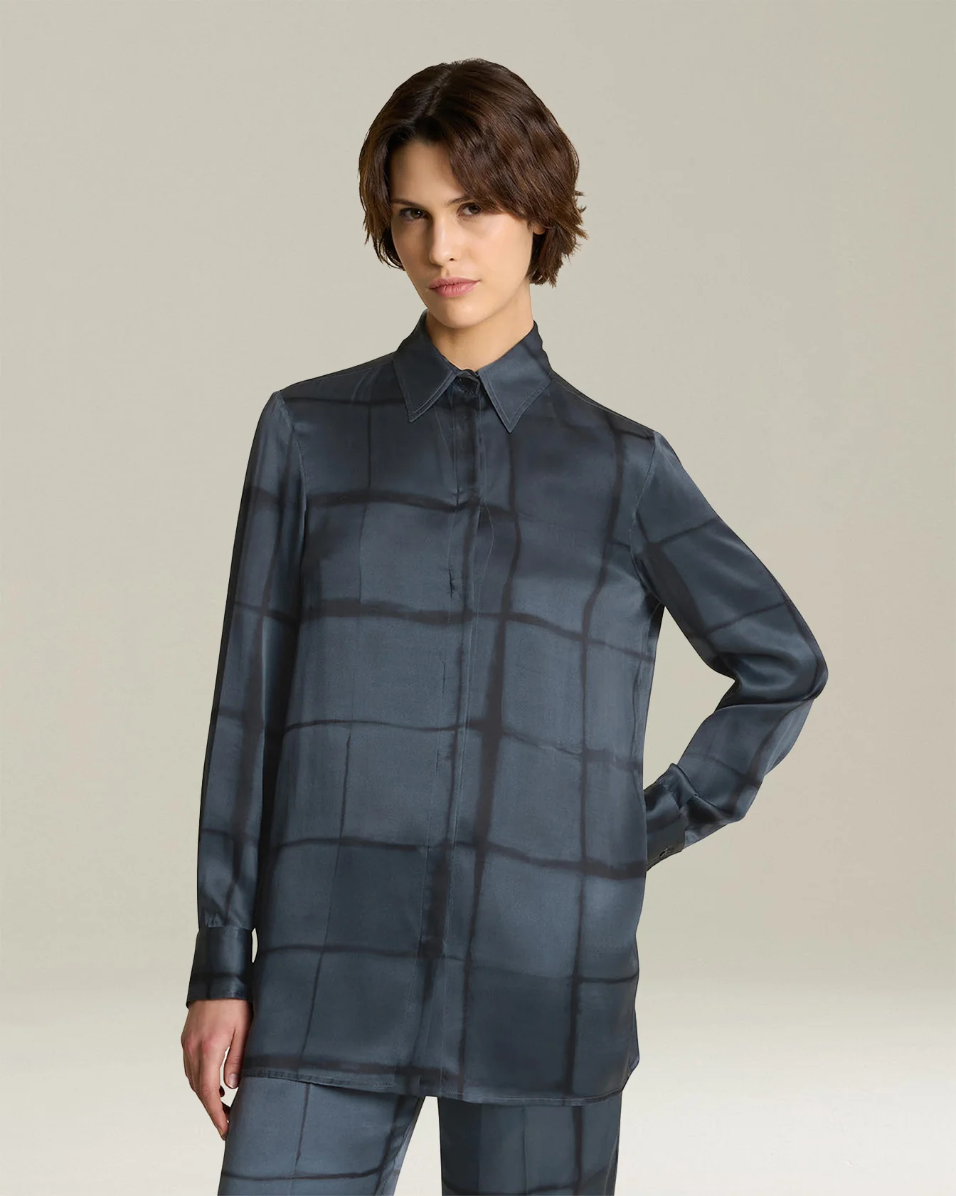 PRINTED SILK SHIRT - Image 2