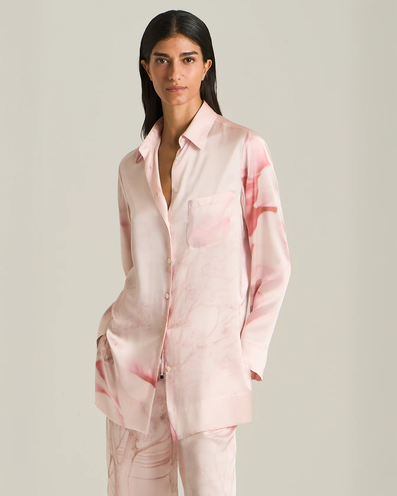 PRINTED SILK SHIRT - Image 2