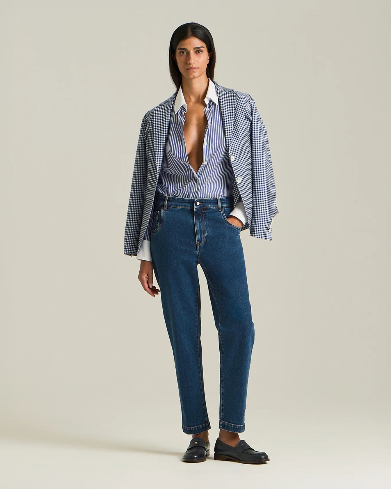 STRIPED SILK SHIRT - Image 5