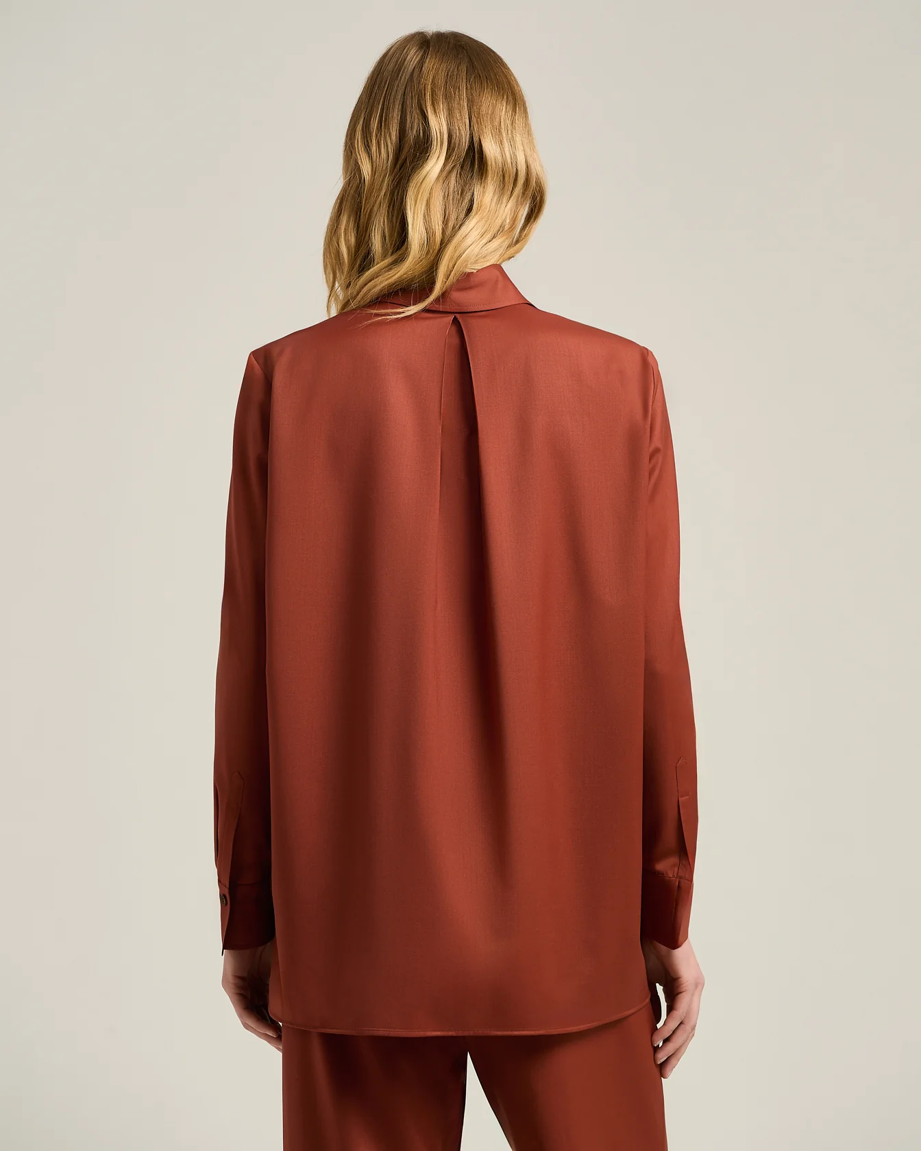 TERRACOTTA WOOL BLOUSE - Image 3
