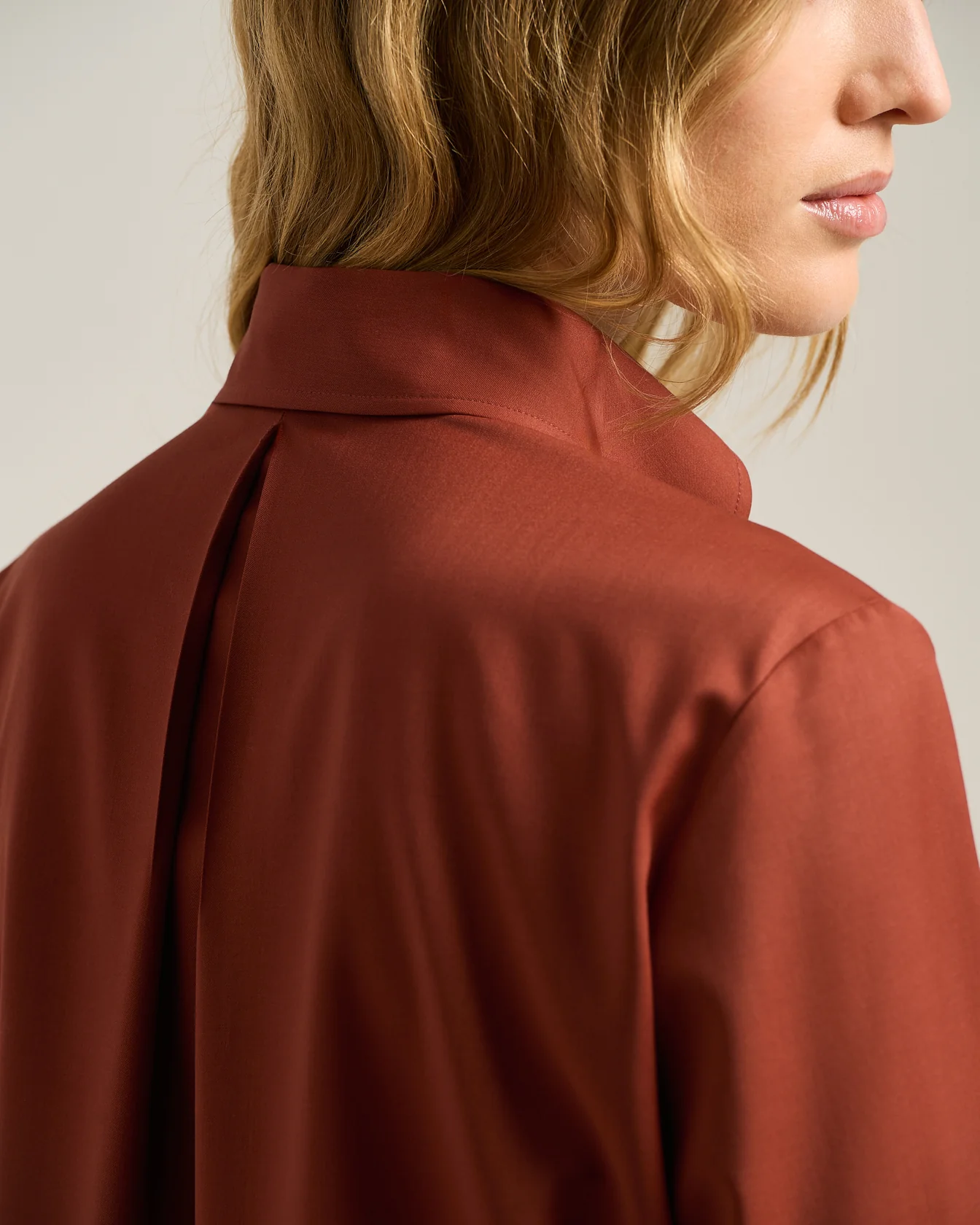 TERRACOTTA WOOL BLOUSE - Image 4
