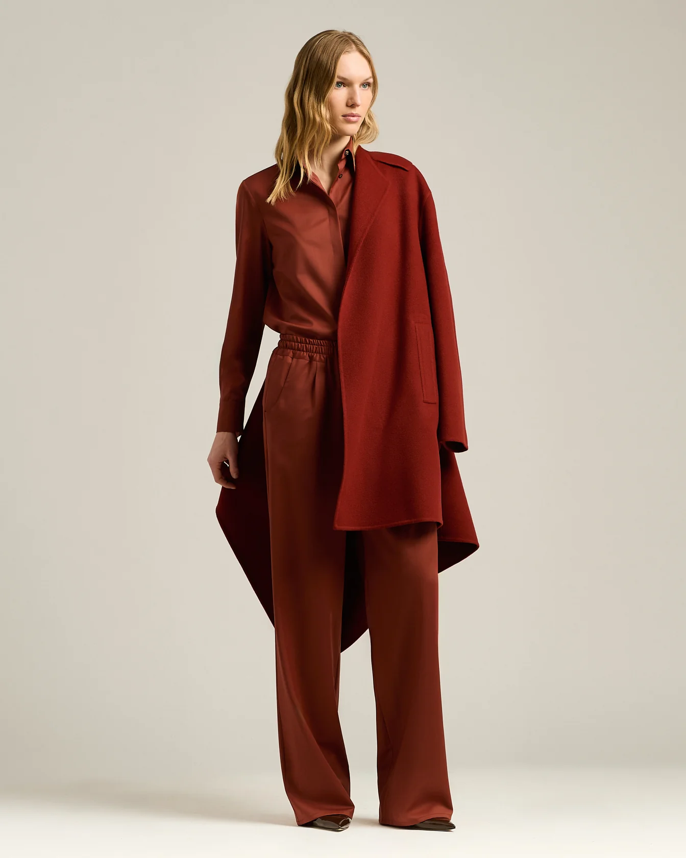 TERRACOTTA WOOL BLOUSE - Image 5
