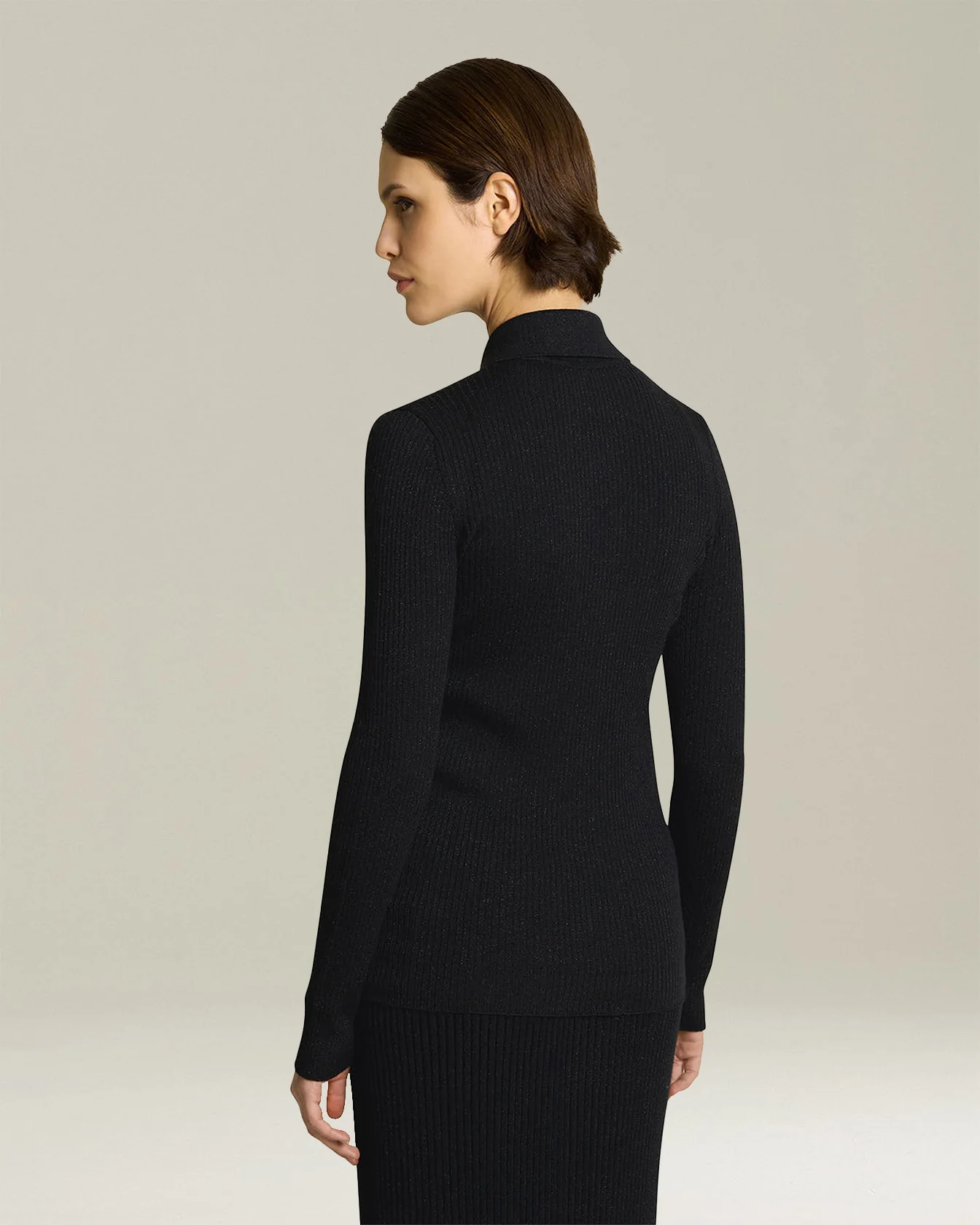LAMÉ WOOL SHIRT - Image 3
