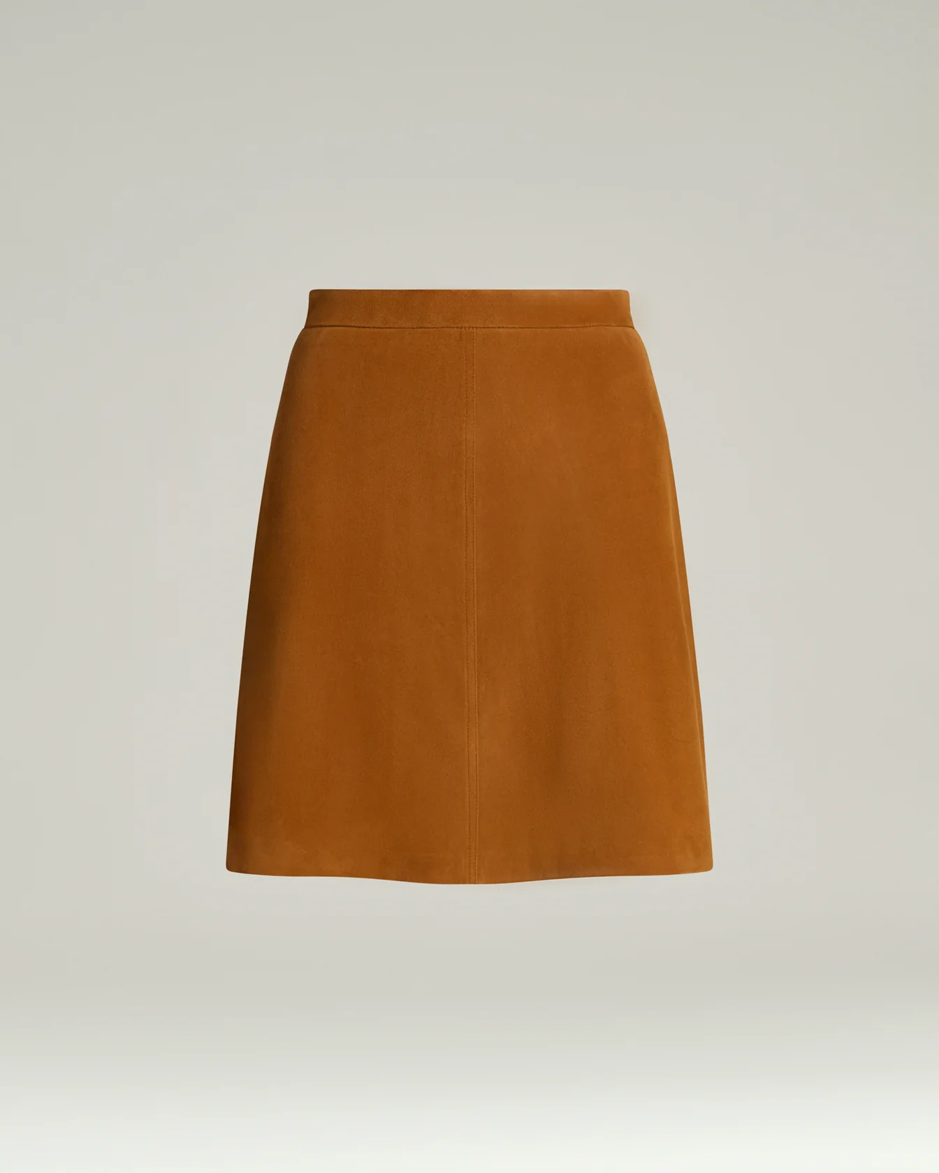 SOFT LEATHER SKIRT IN CAMEL LAMBSKIN