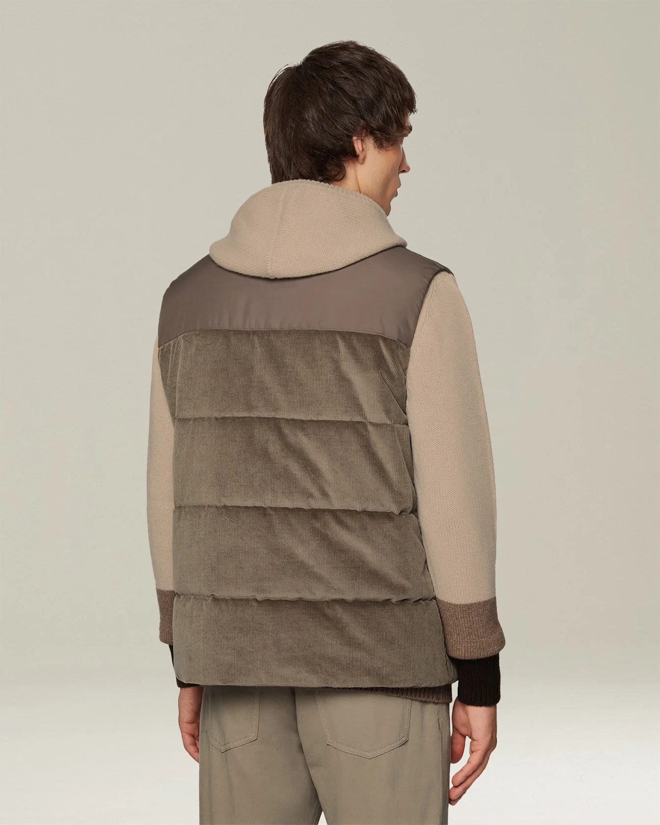 VELVET SLEEVELESS DOWN JACKET - Image 3