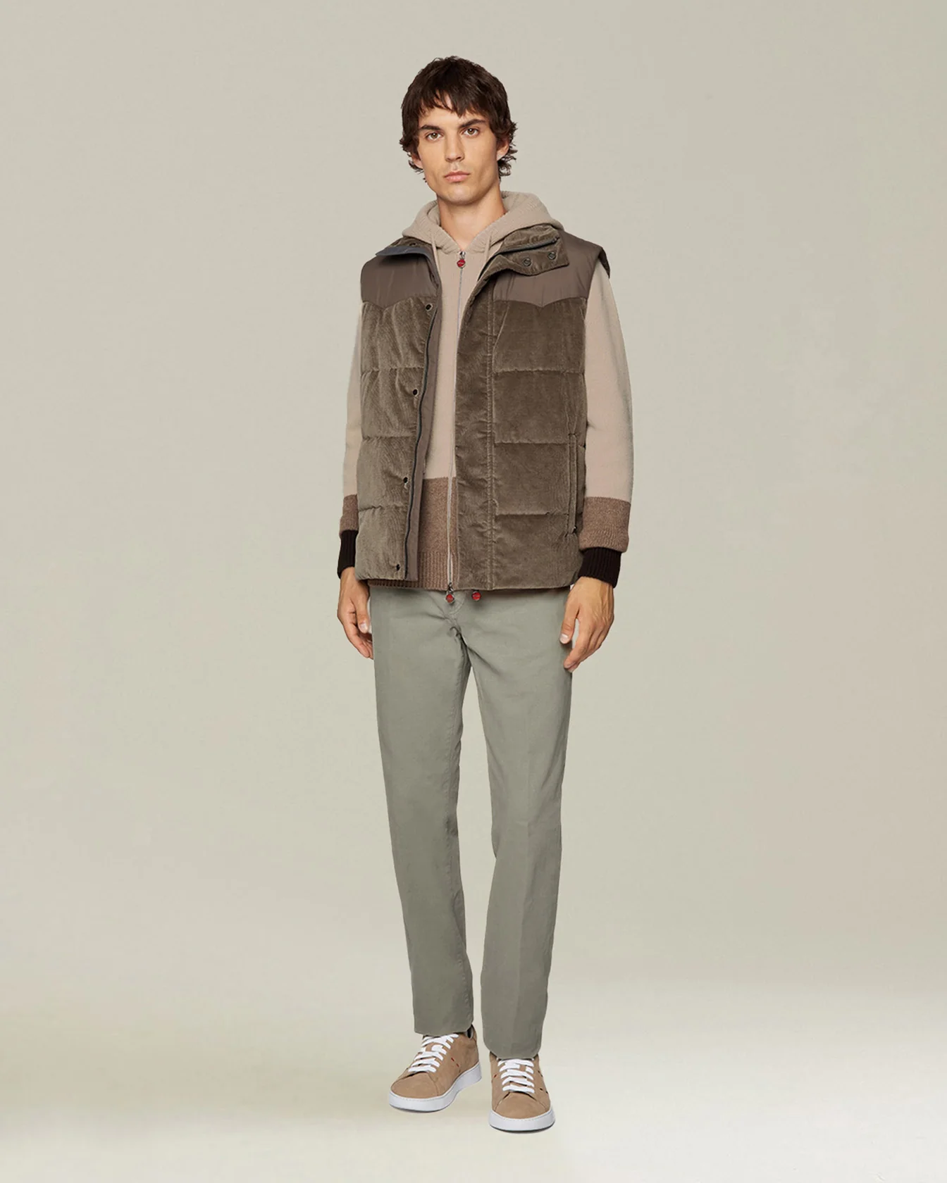 VELVET SLEEVELESS DOWN JACKET - Image 5