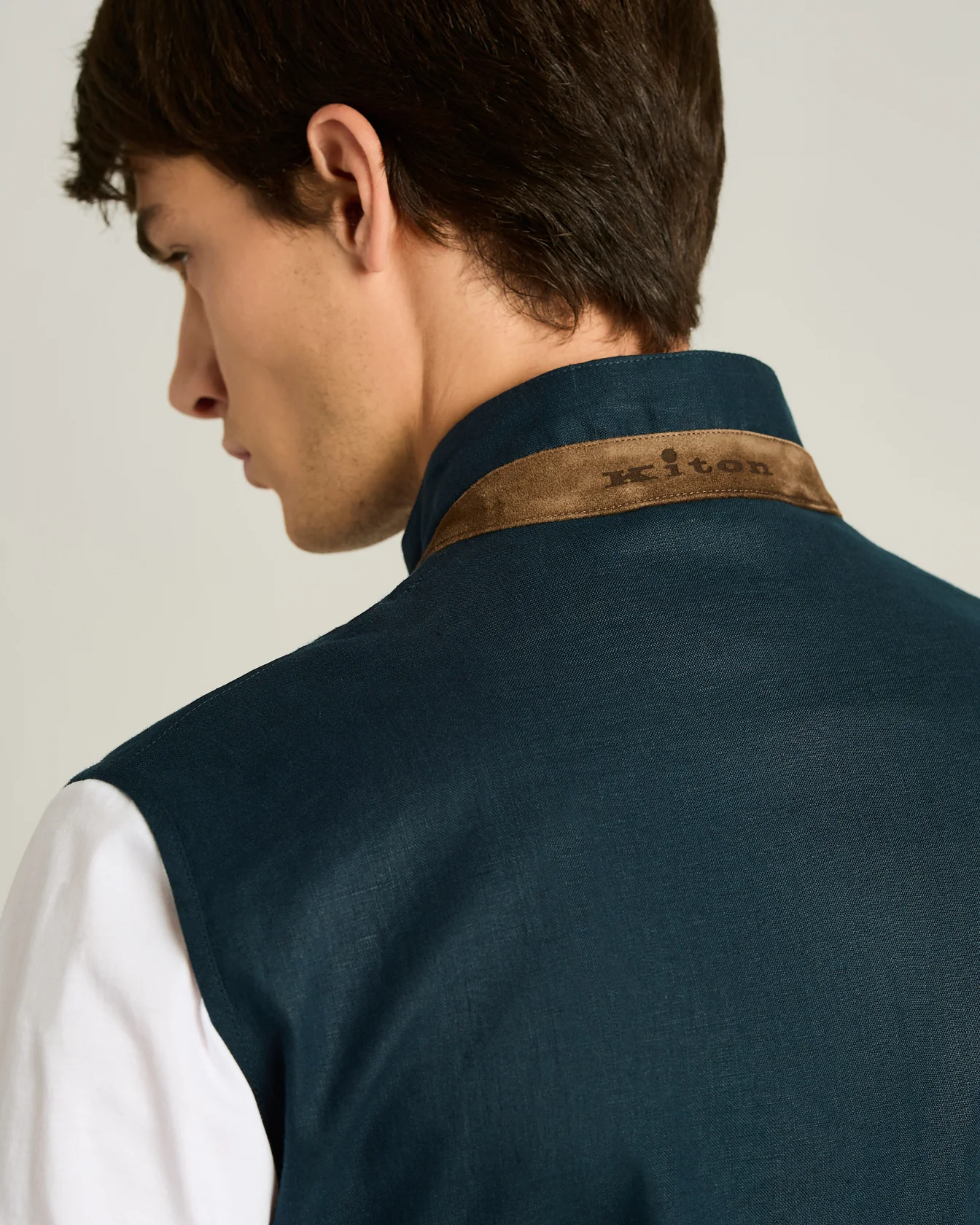 LINEN SLEEVELESS JACKET - Image 4