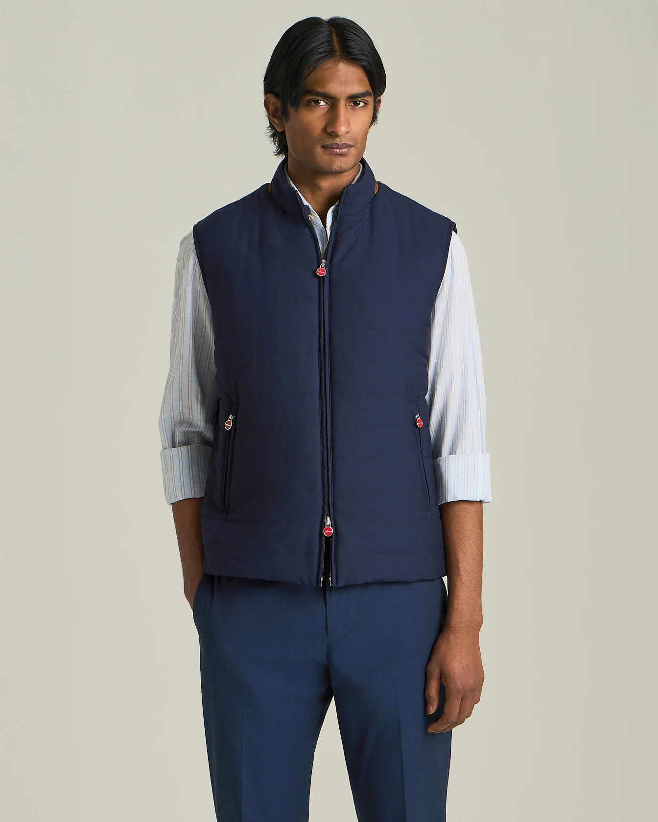 COOL WOOL SLEEVELESS DOWN JACKET - Image 2