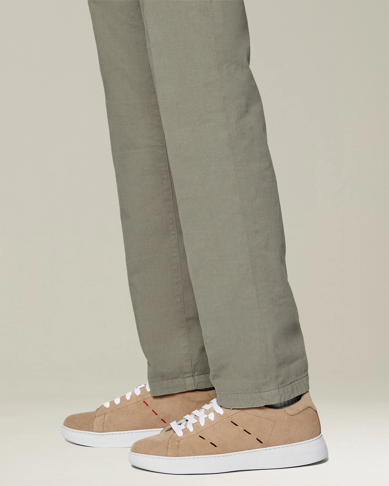 LEATHER ‘STITCHING’ SNEAKERS - Image 4