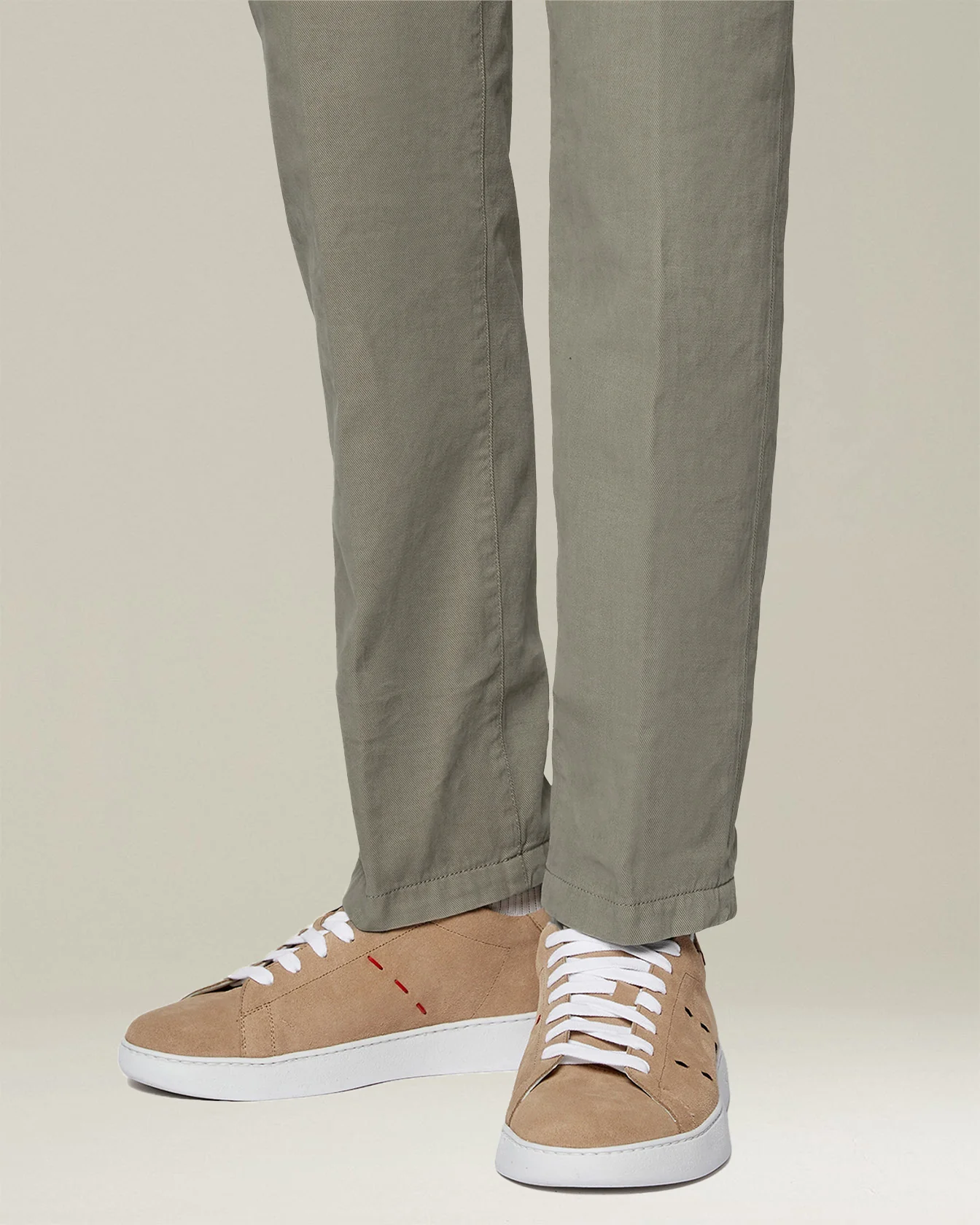 LEATHER ‘STITCHING’ SNEAKERS - Image 5