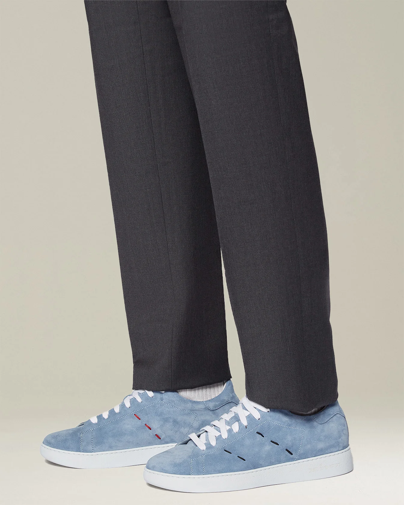 LEATHER ‘STITCHING’ SNEAKERS - Image 4