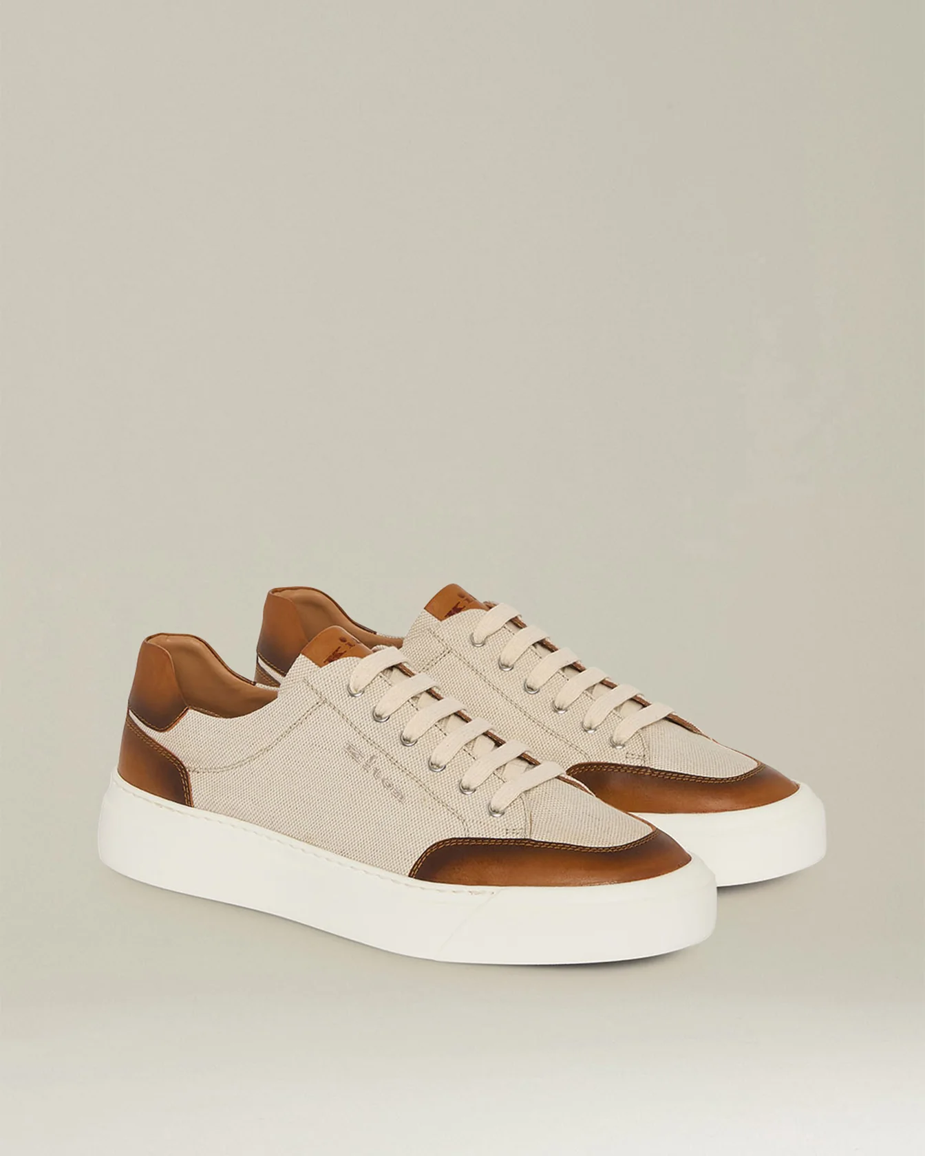 URBAN SNEAKERS WITH LEATHER INSERTS - Image 2