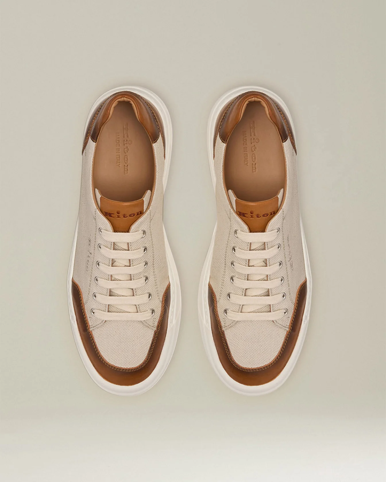 URBAN SNEAKERS WITH LEATHER INSERTS - Image 3