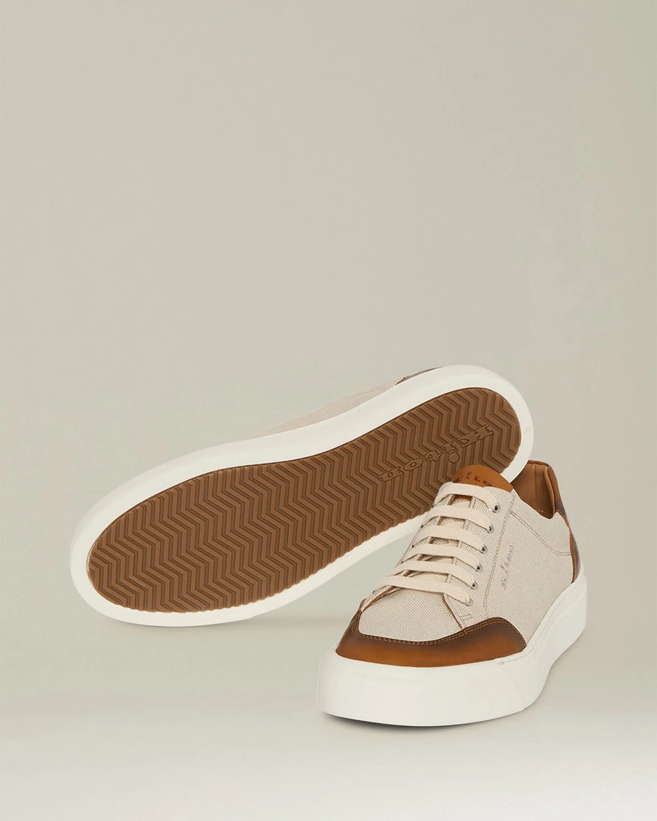 URBAN SNEAKERS WITH LEATHER INSERTS - Image 5