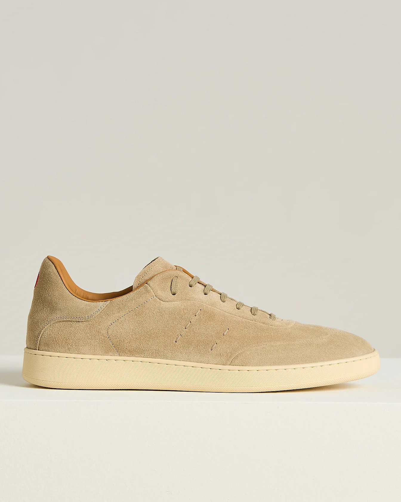SUEDE CALFSKIN SAND SNEAKERS