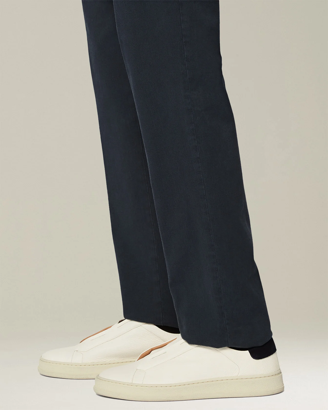 LEATHER SLIP-ON SNEAKERS - Image 4