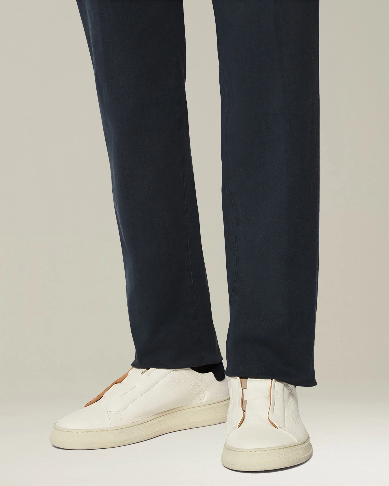 LEATHER SLIP-ON SNEAKERS - Image 5