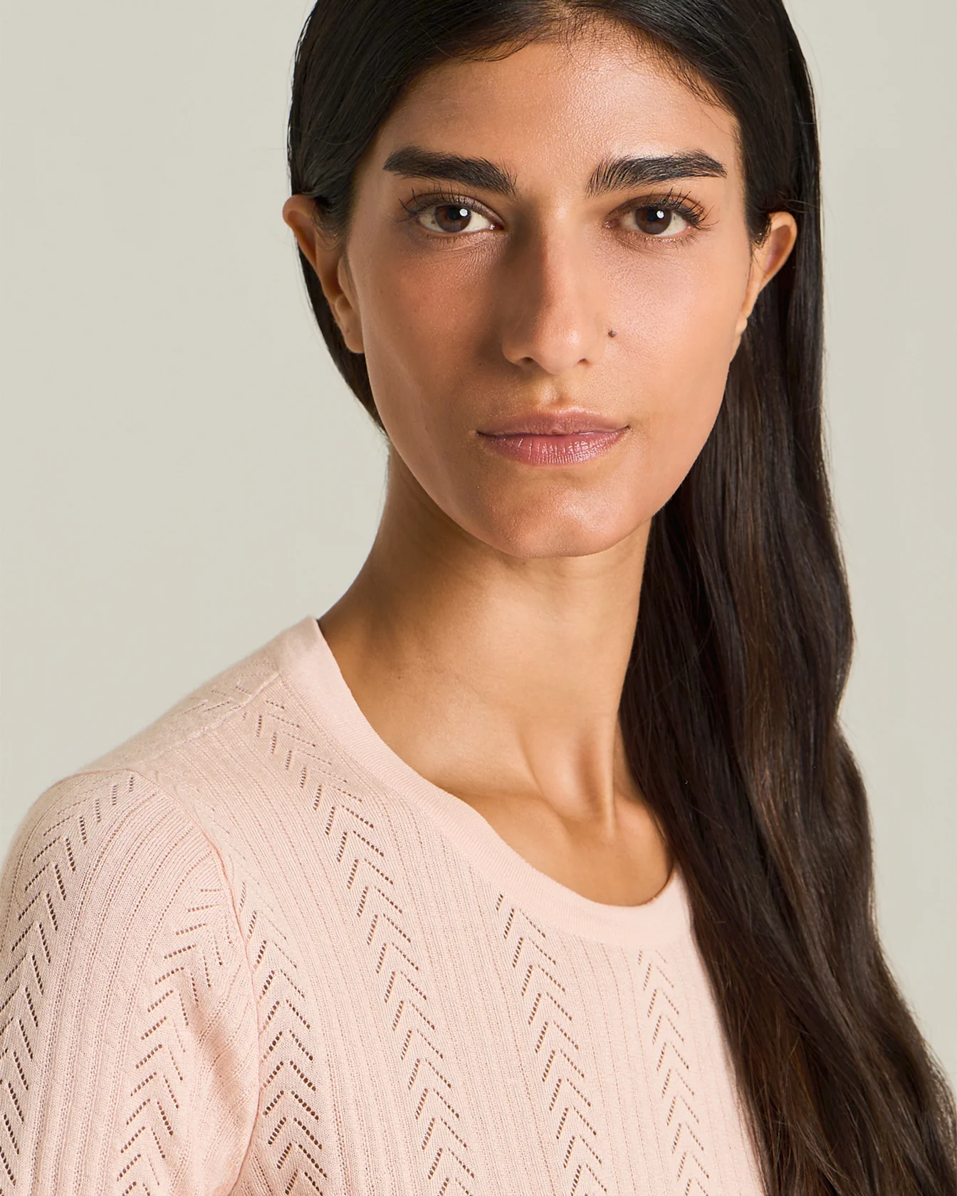 CASHMERE AND SILK OPENWORK SWEATER - Image 4