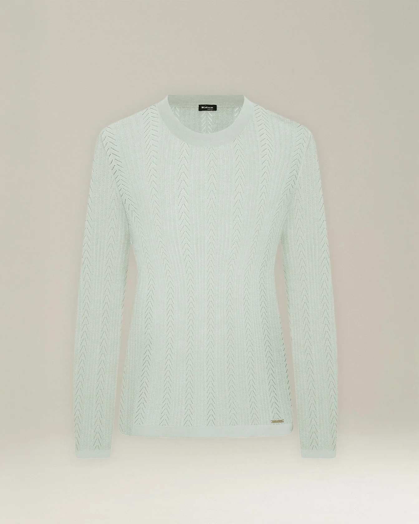CASHMERE AND SILK OPENWORK SWEATER