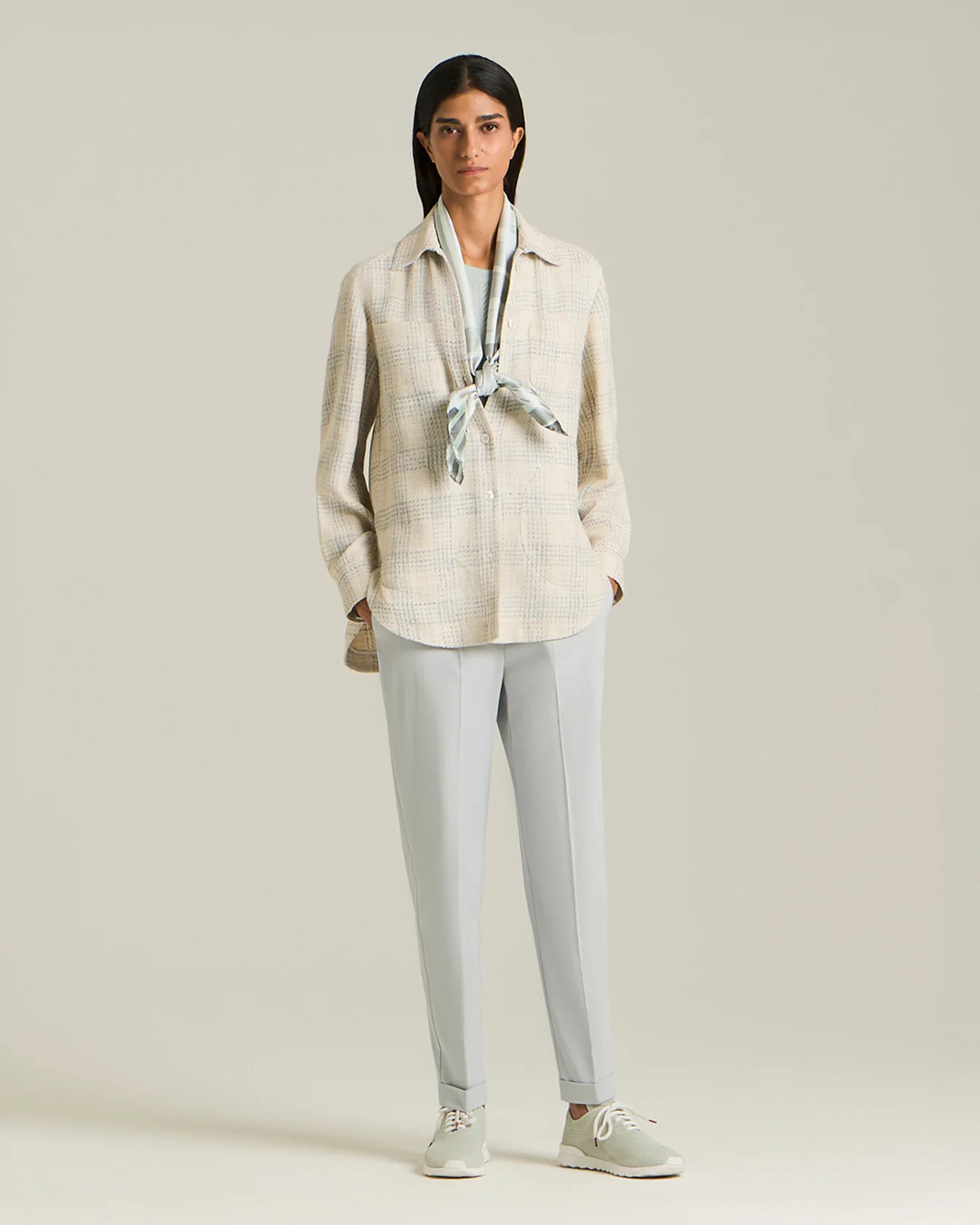 CASHMERE AND SILK OPENWORK SWEATER - Image 5
