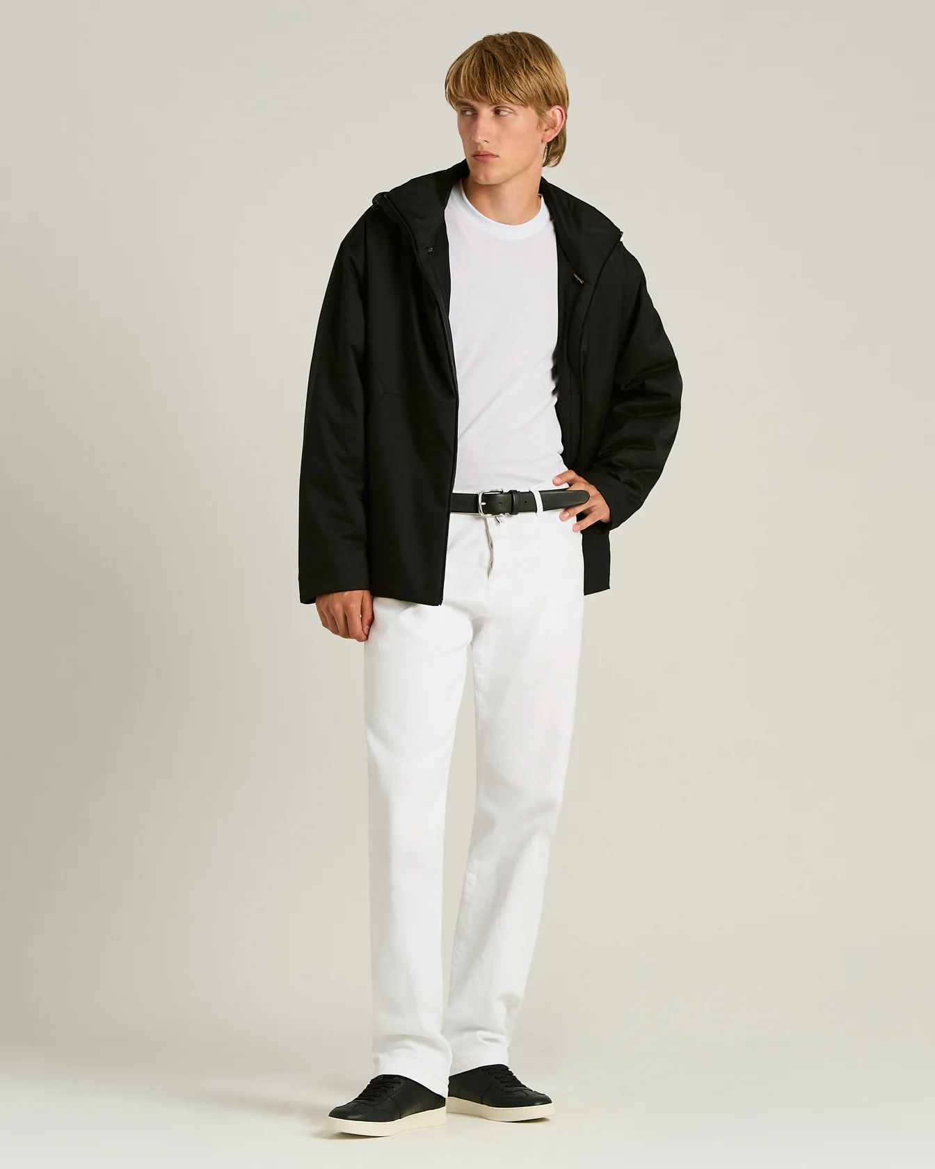COTTON SHORT-SLEEVED CREW NECK SWEATER - Image 5