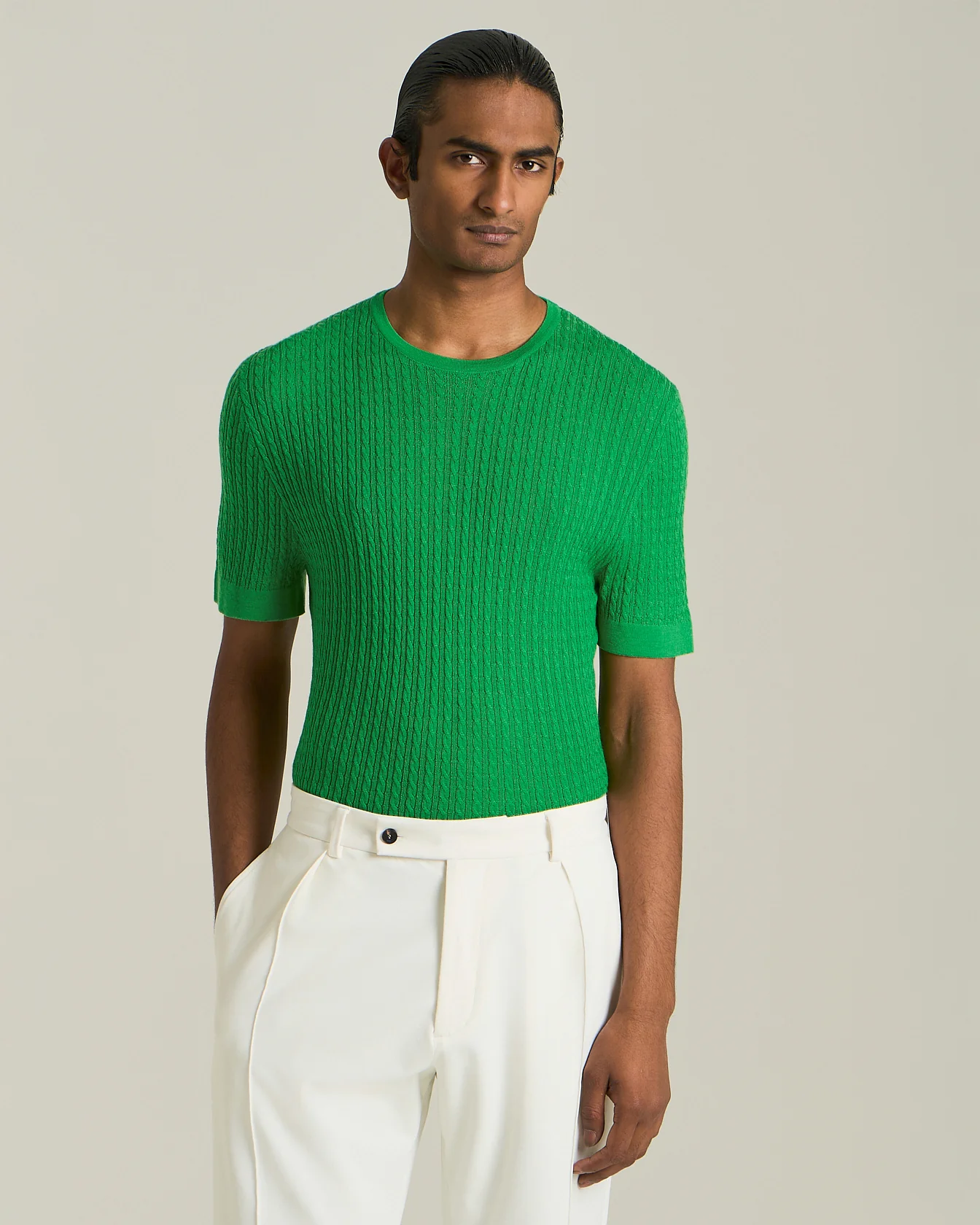 KNT DELUXE WOOL AND SILK SWEATER - Image 2