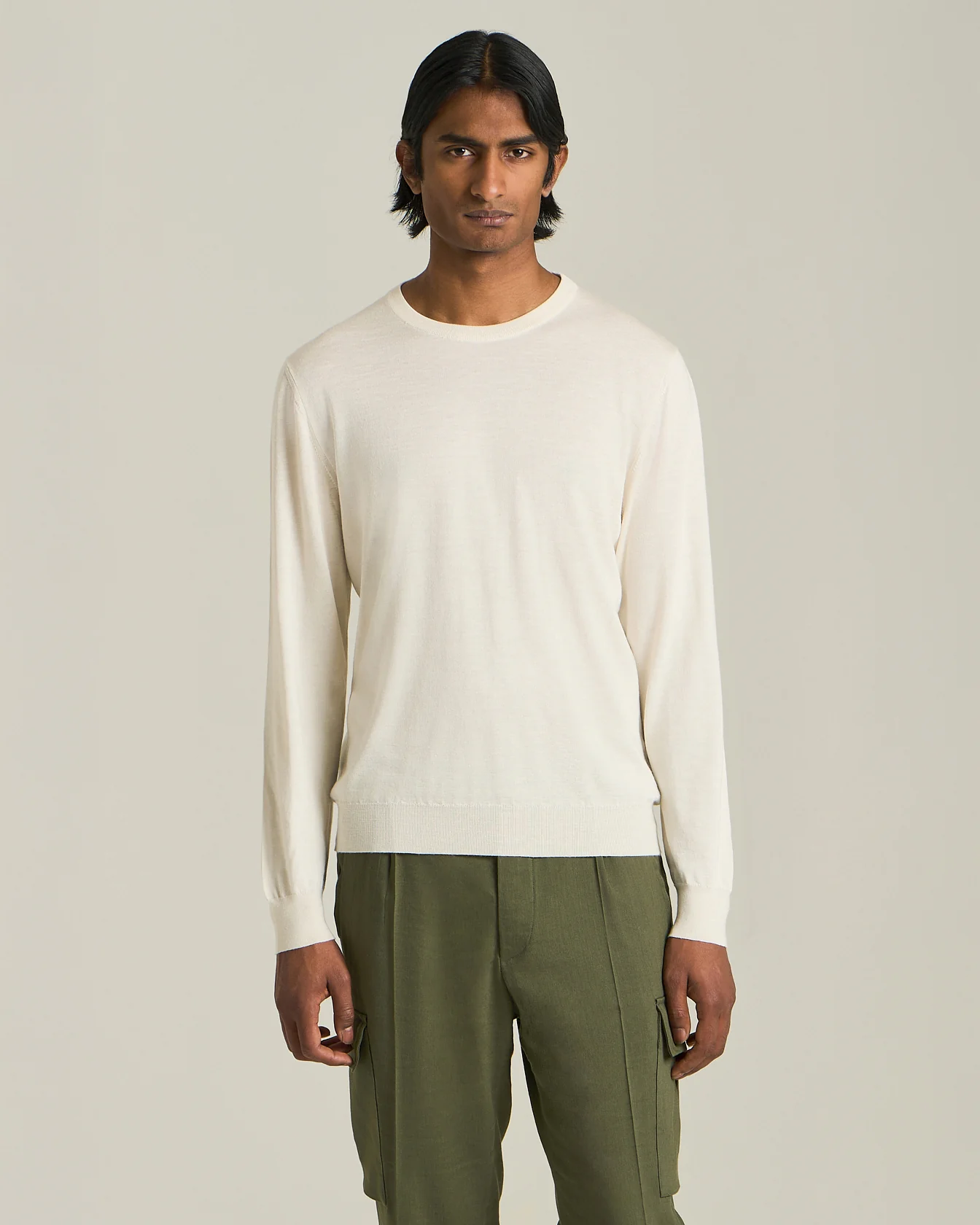 ICON SILK, CASHMERE AND LINEN SWEATER - Image 2