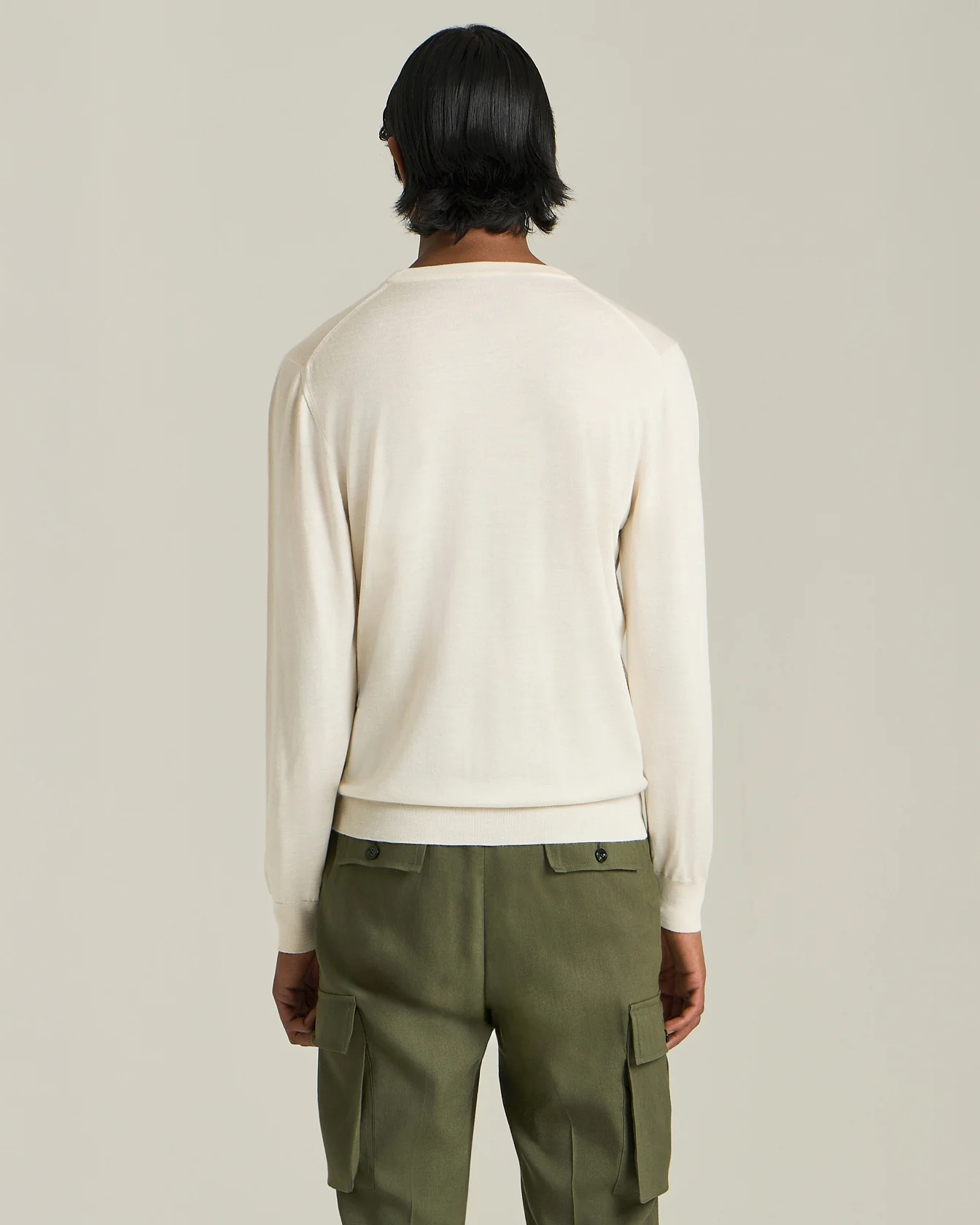 ICON SILK, CASHMERE AND LINEN SWEATER - Image 3