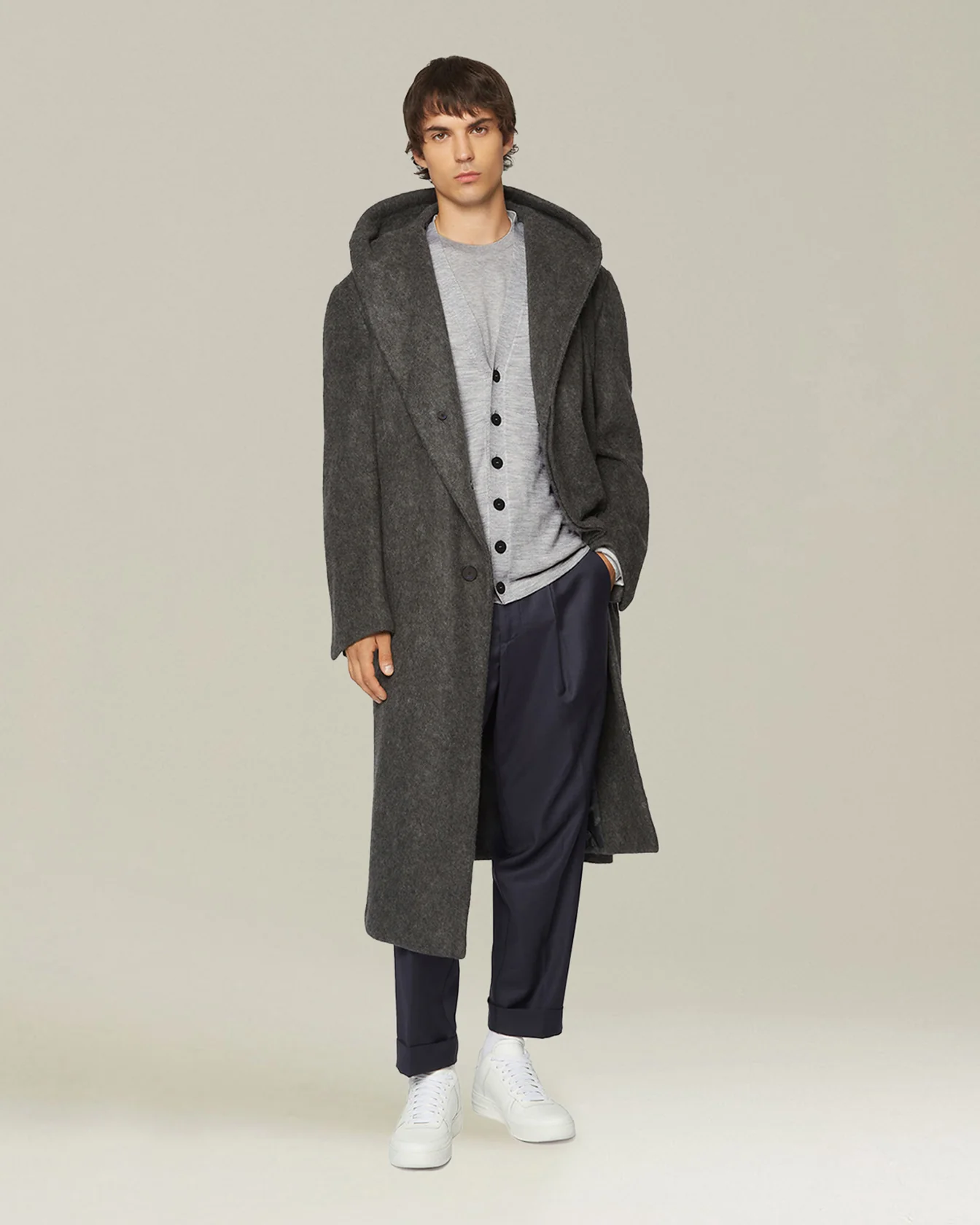 WOOL AND SILK BLEND CARDIGAN - Image 5