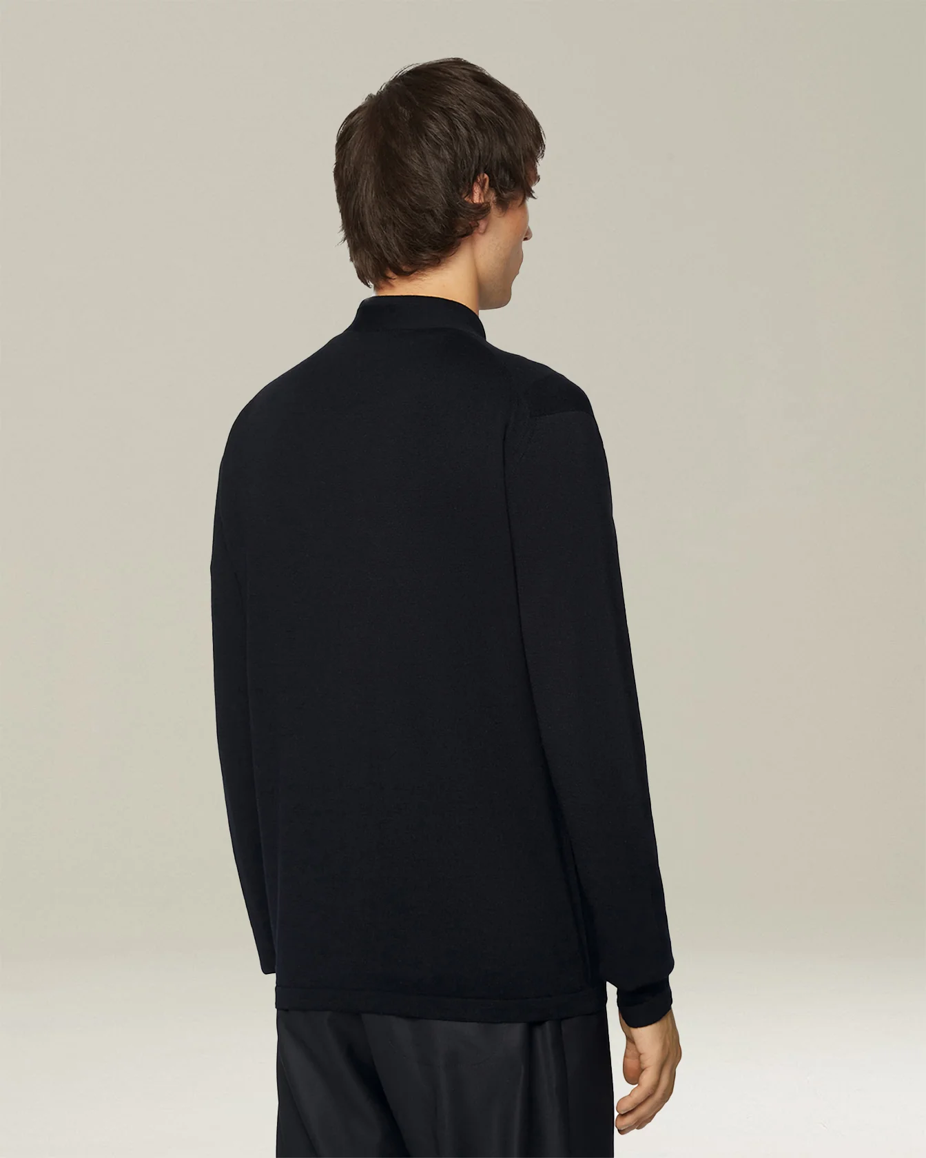 WOOL AND SILK BLEND CARDIGAN - Image 3