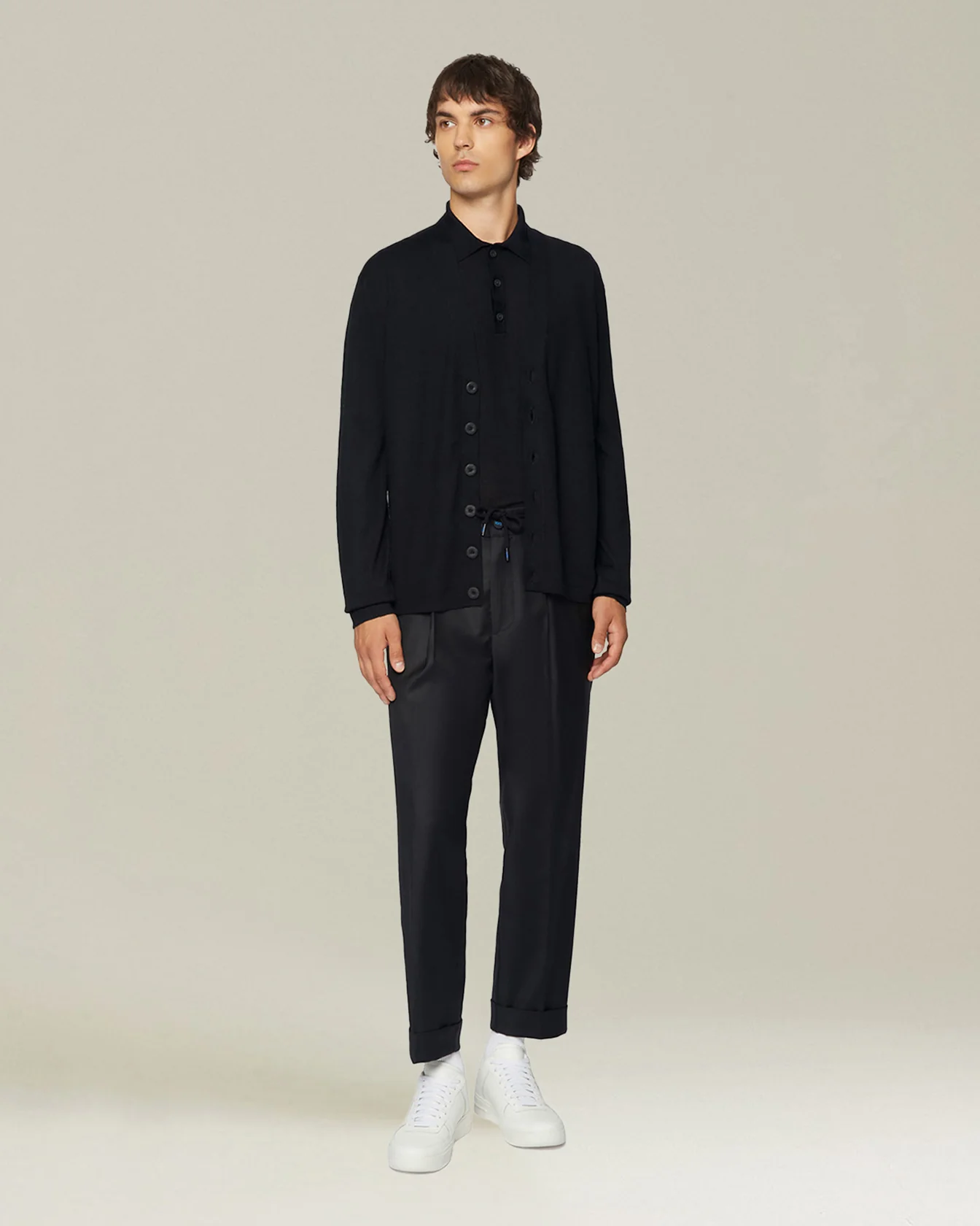 WOOL AND SILK BLEND CARDIGAN - Image 5