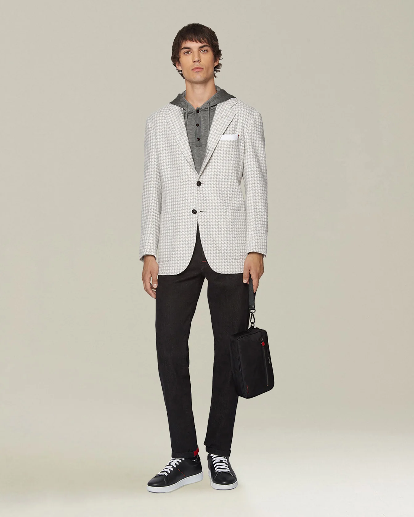 CASHMERE AND SILK HOODED TOP - Image 5