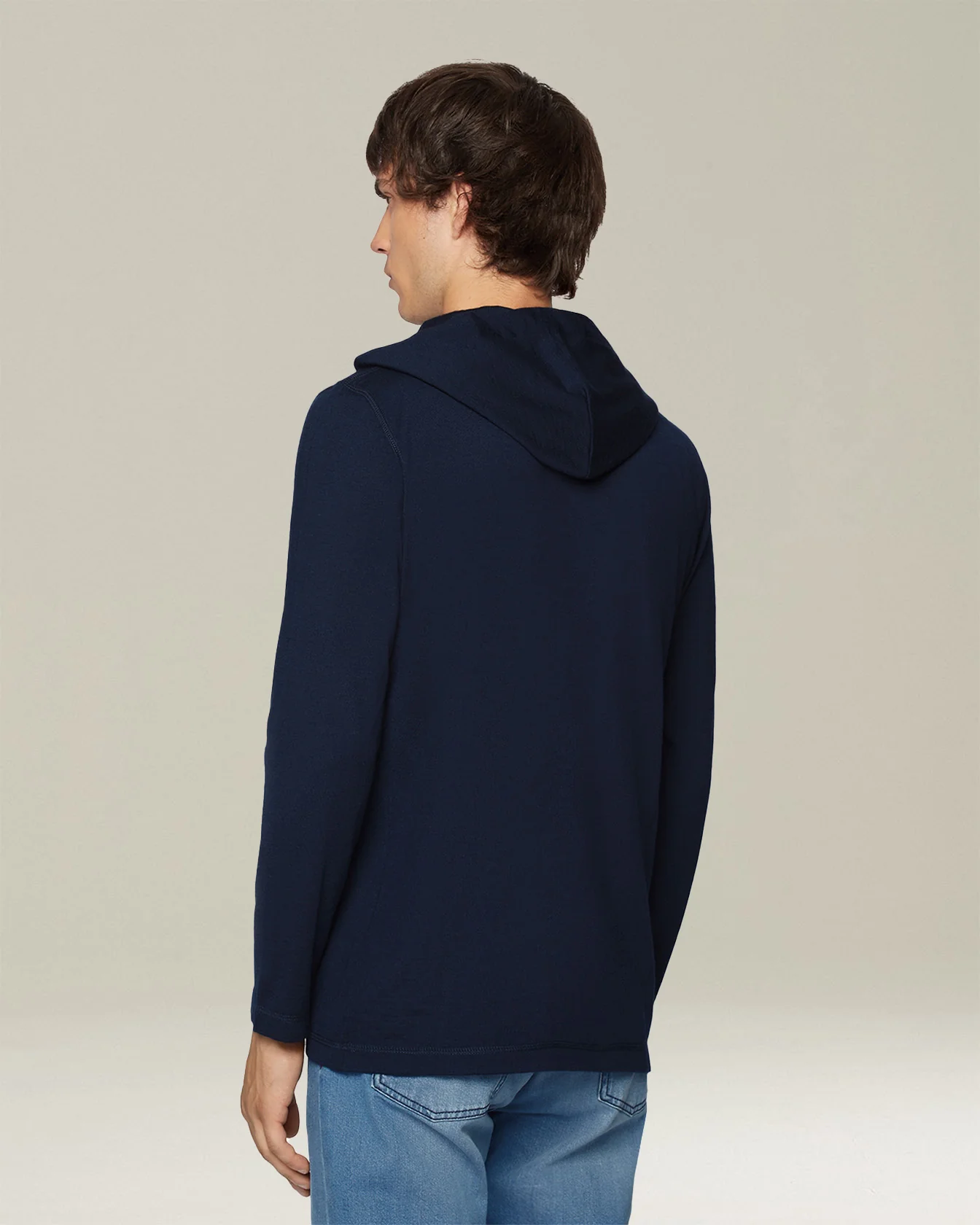 CASHMERE AND SILK HOODED TOP - Image 3