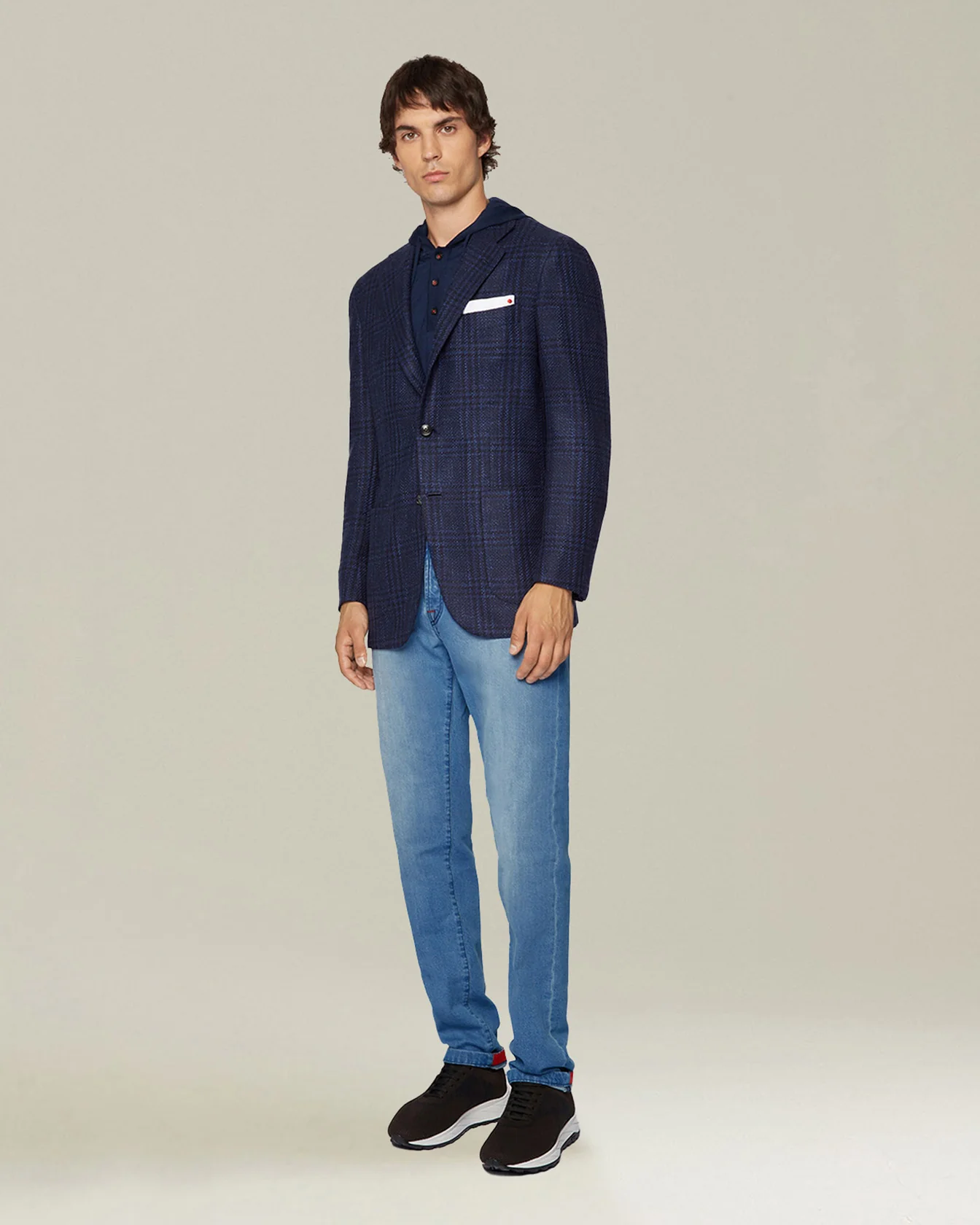 CASHMERE AND SILK HOODED TOP - Image 5