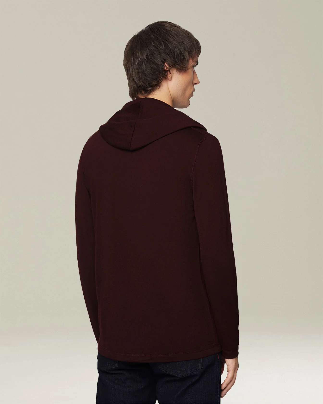 CASHMERE AND SILK HOODED TOP - Image 3