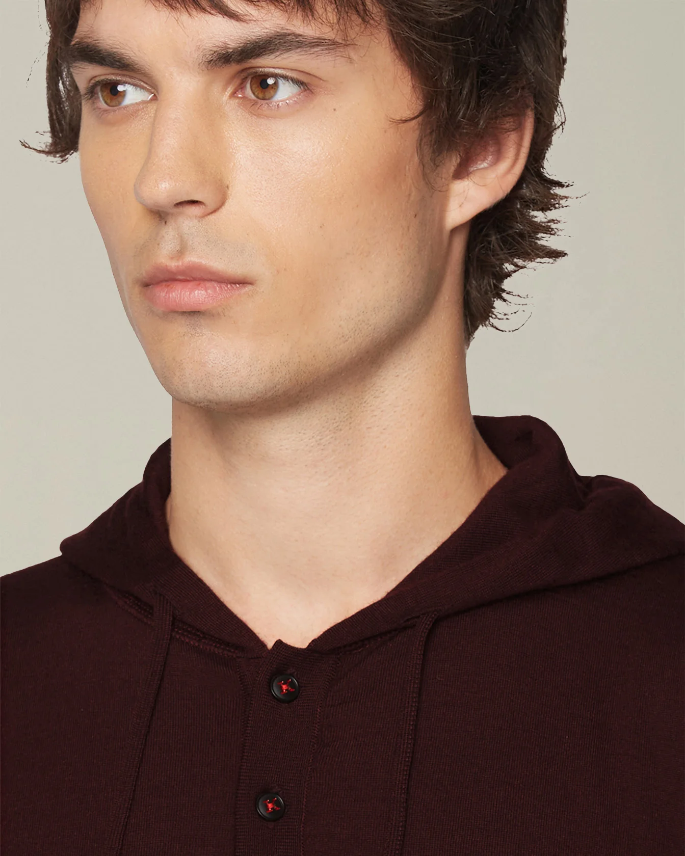 CASHMERE AND SILK HOODED TOP - Image 4