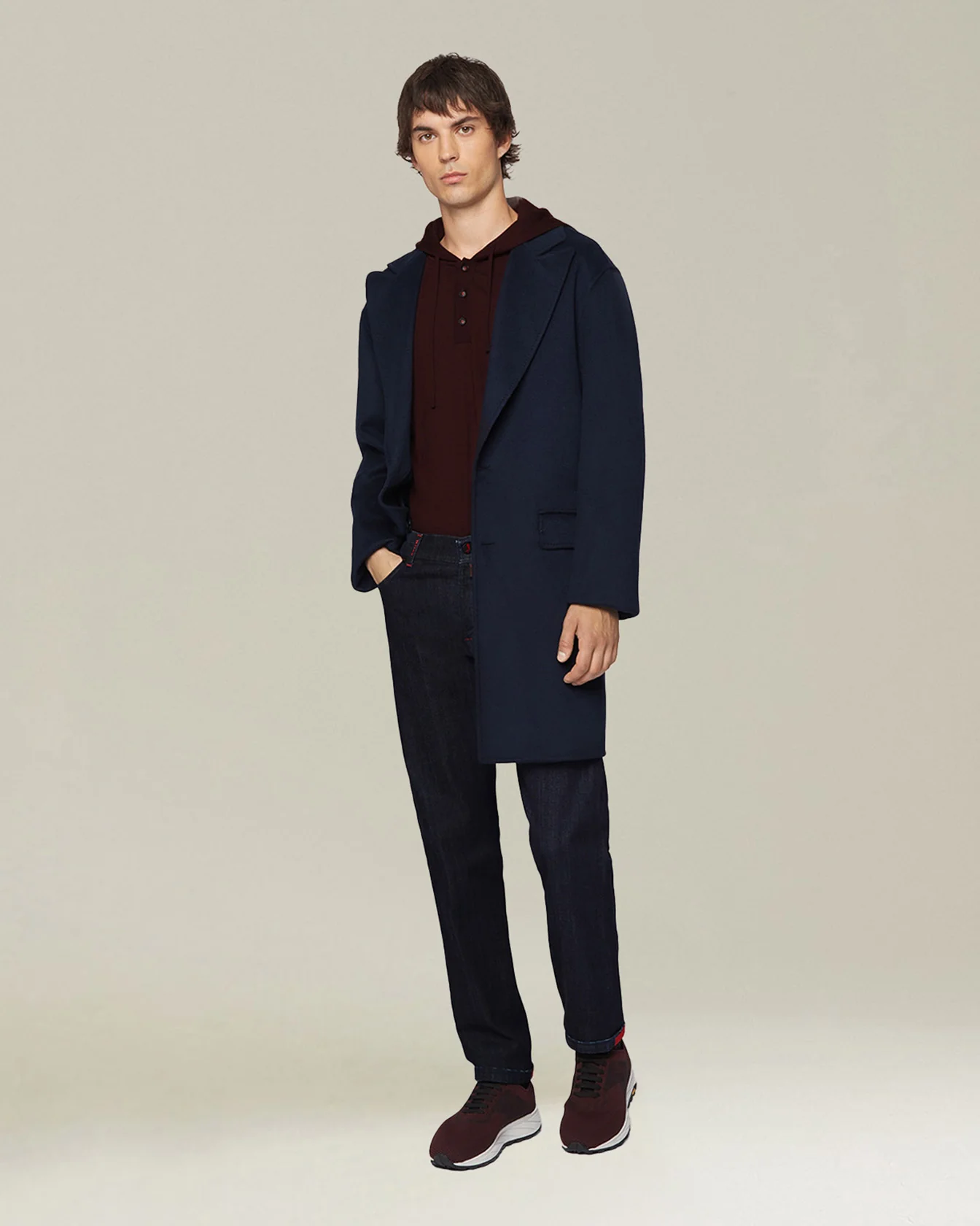 CASHMERE AND SILK HOODED TOP - Image 5