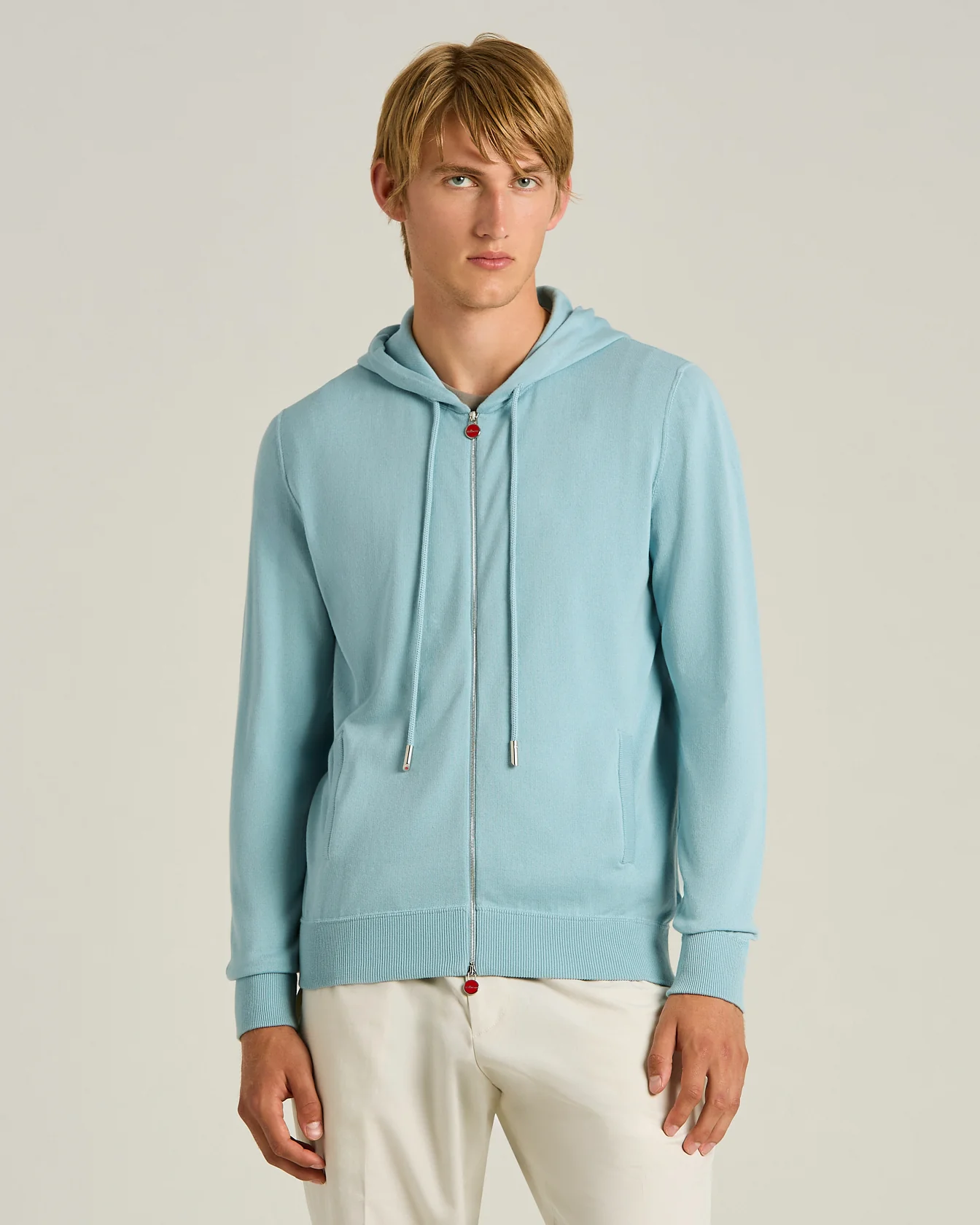 PURE COTTON HOODED SWEATSHIRT - Image 2