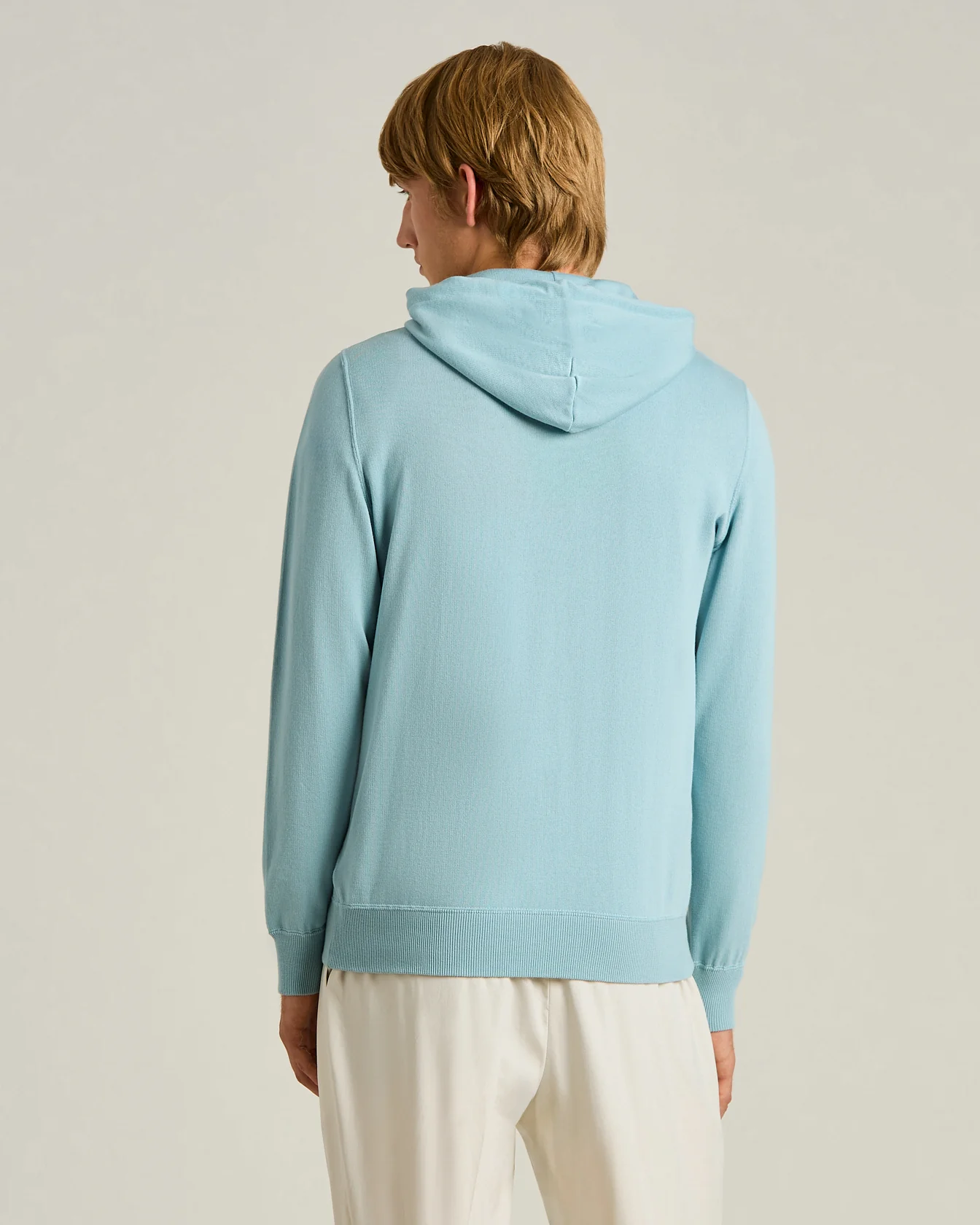 PURE COTTON HOODED SWEATSHIRT - Image 3