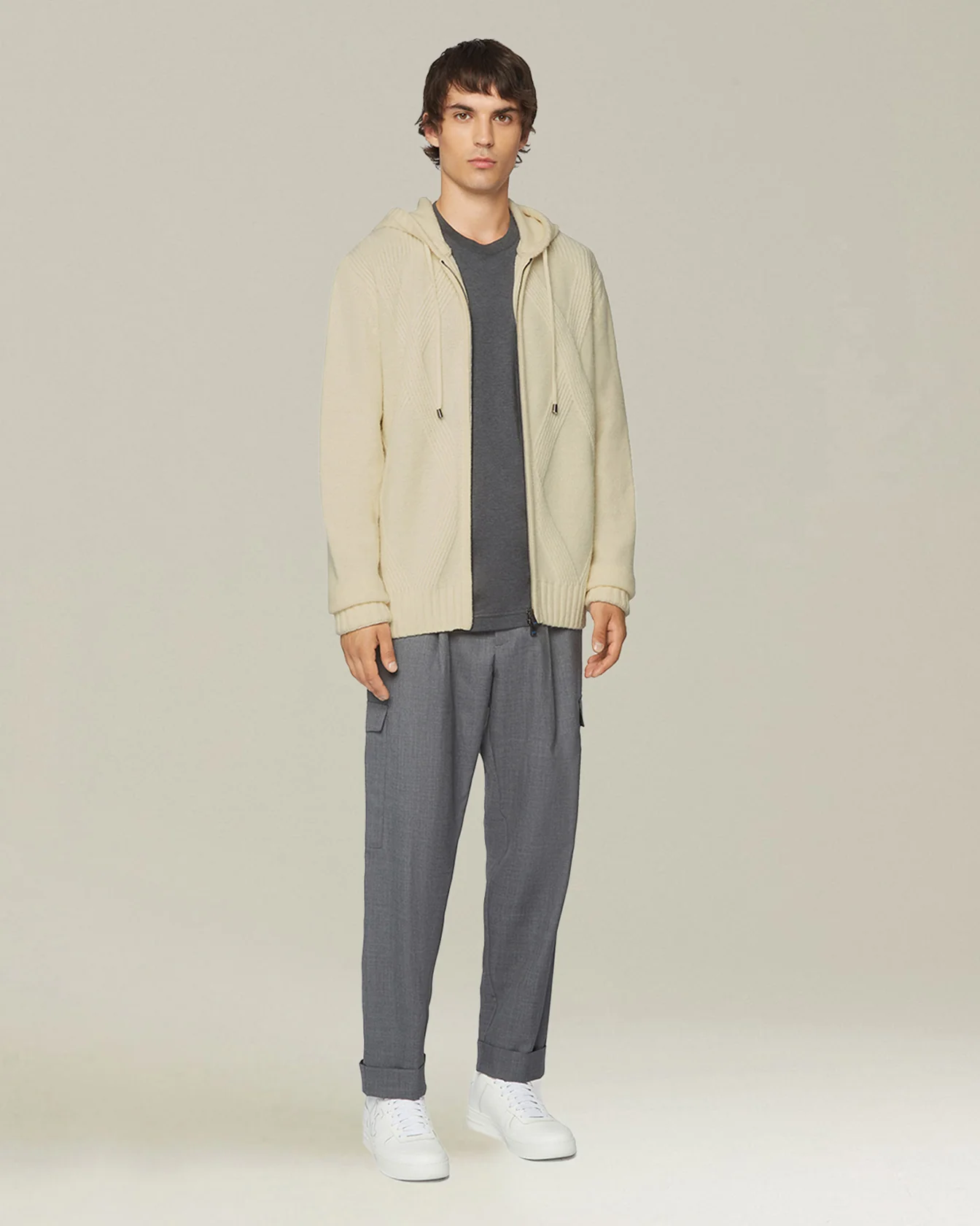 WOOL HOODED SWEATSHIRT - Image 5